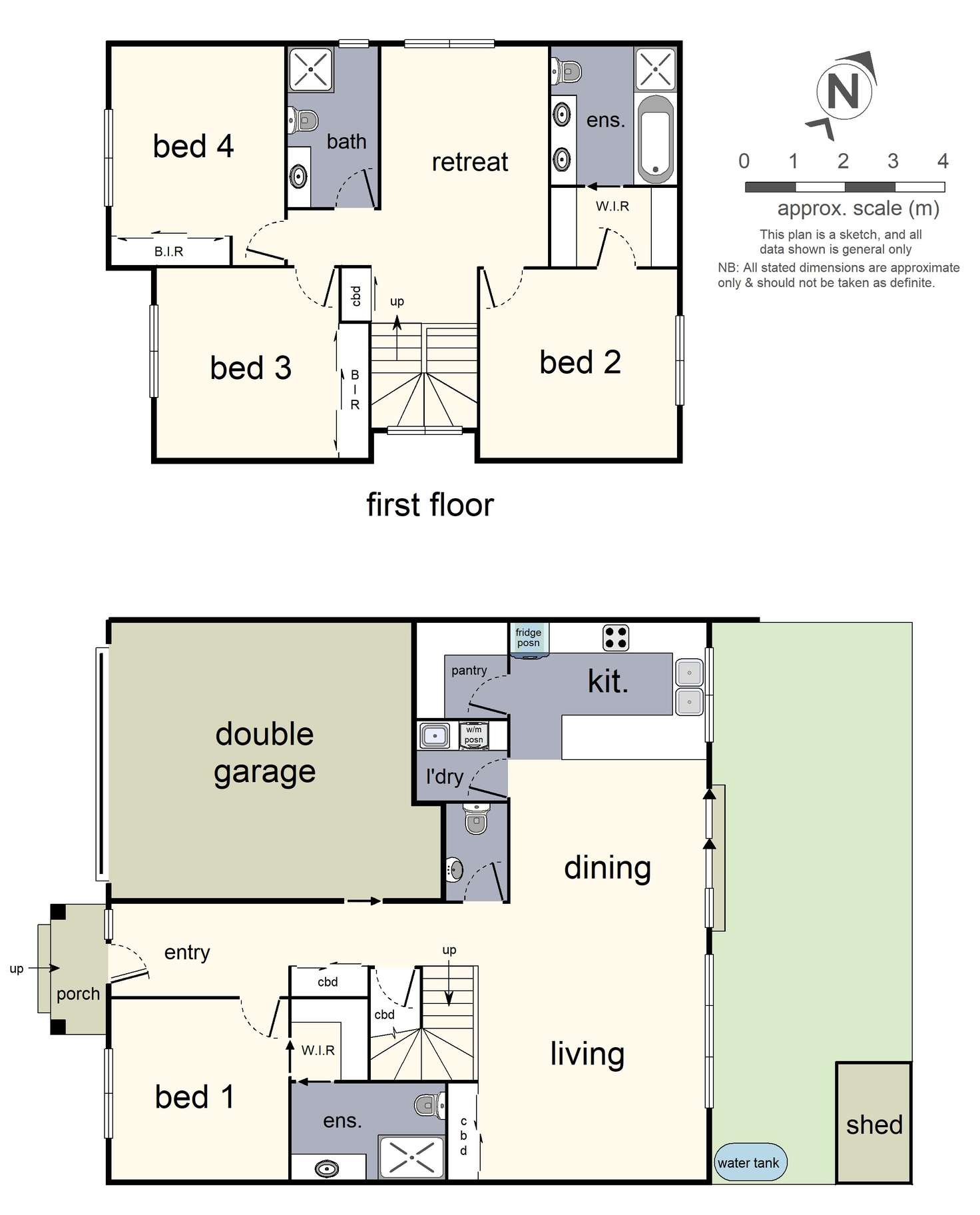 Floorplan of Homely townhouse listing, 2/19 Mimosa Avenue, Kilsyth VIC 3137