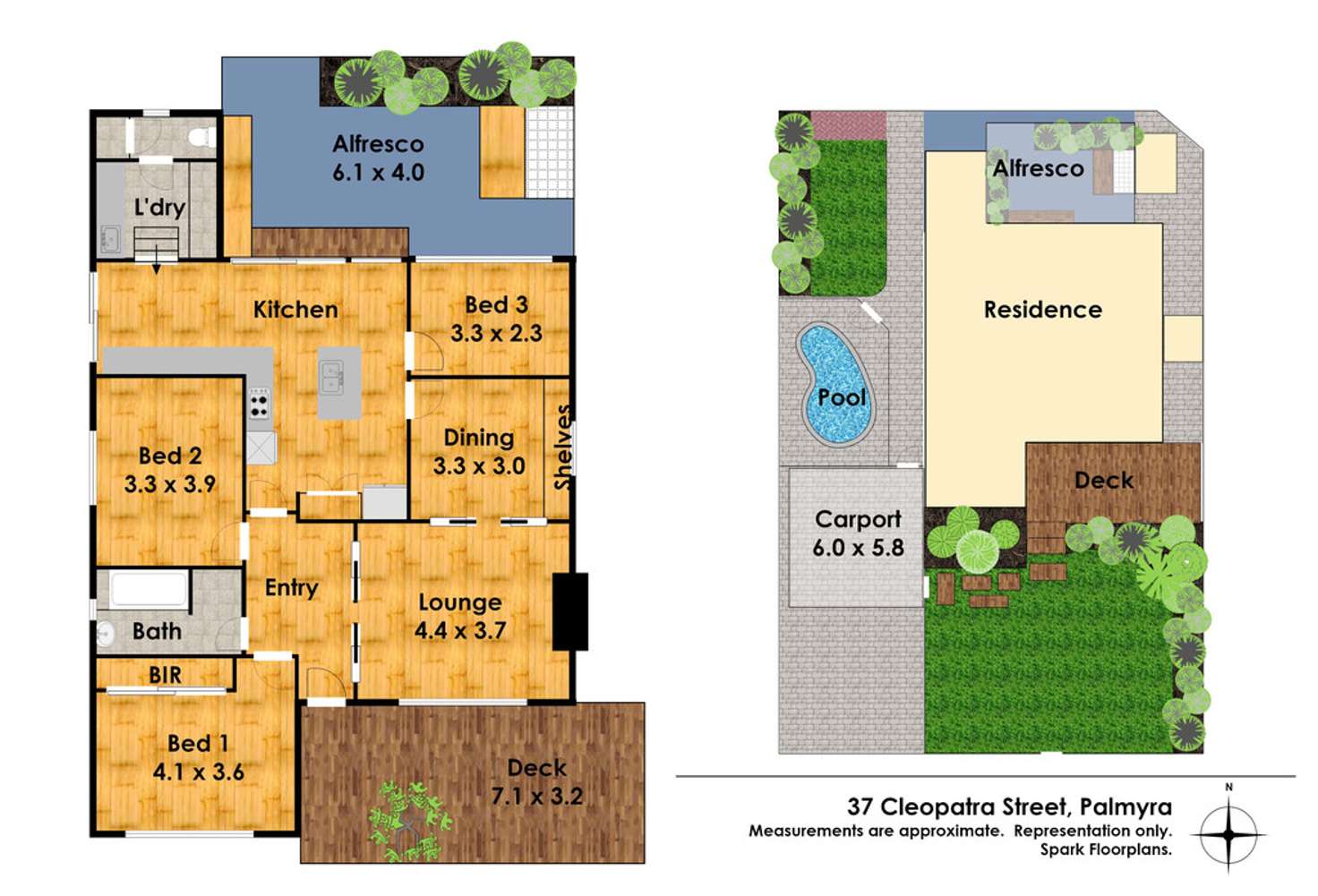 Floorplan of Homely house listing, 37 Cleopatra Street, Palmyra WA 6157