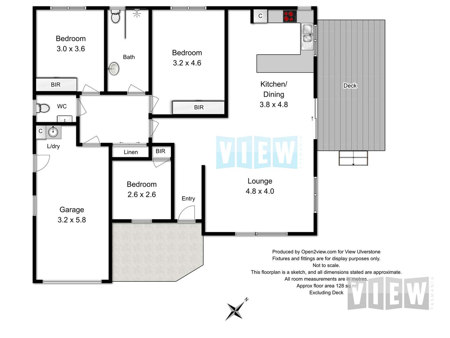 Floorplan of Homely unit listing, 1, 3 Forth Road, Turners Beach TAS 7315