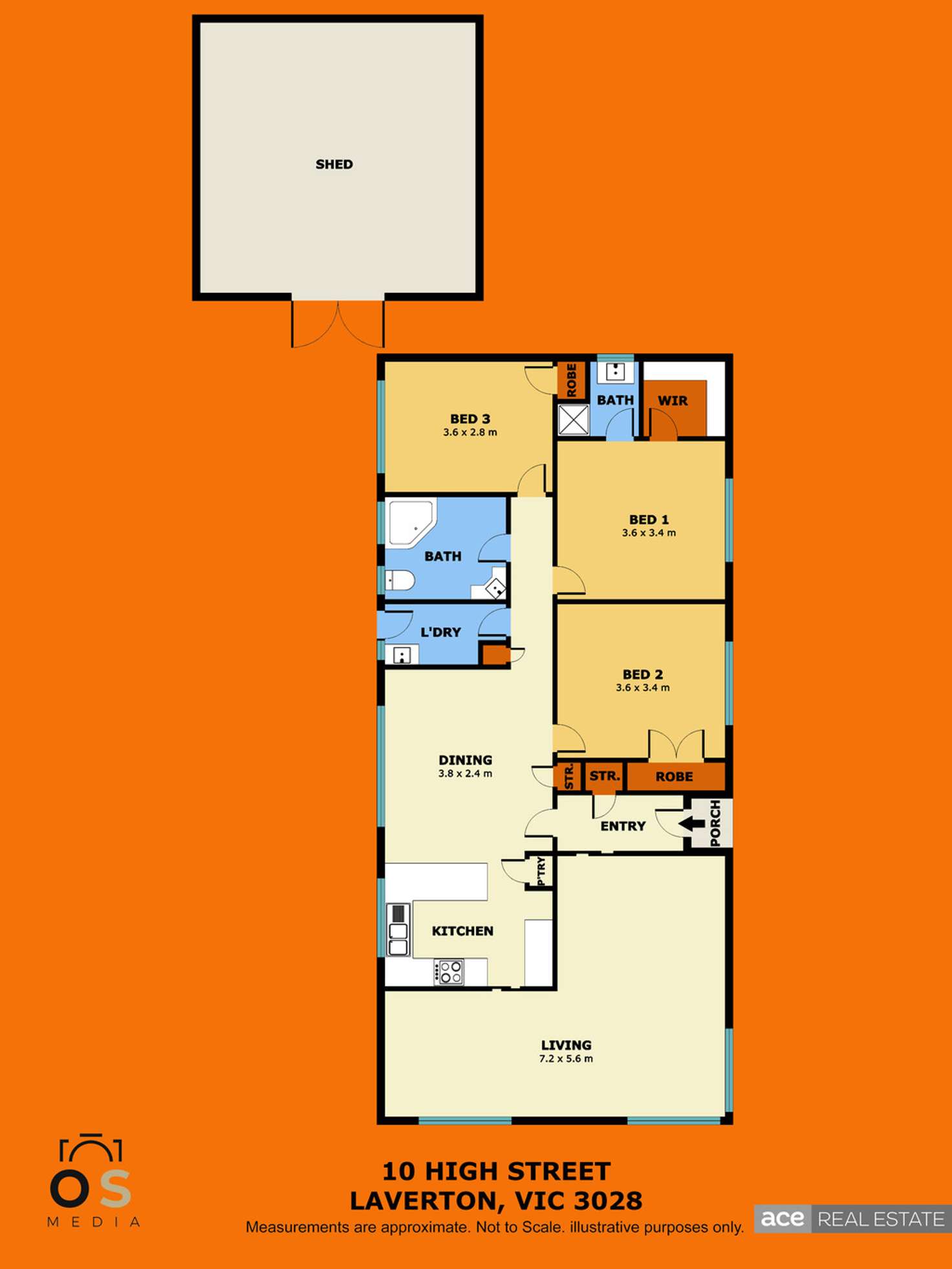 Floorplan of Homely house listing, 10 High Street, Laverton VIC 3028