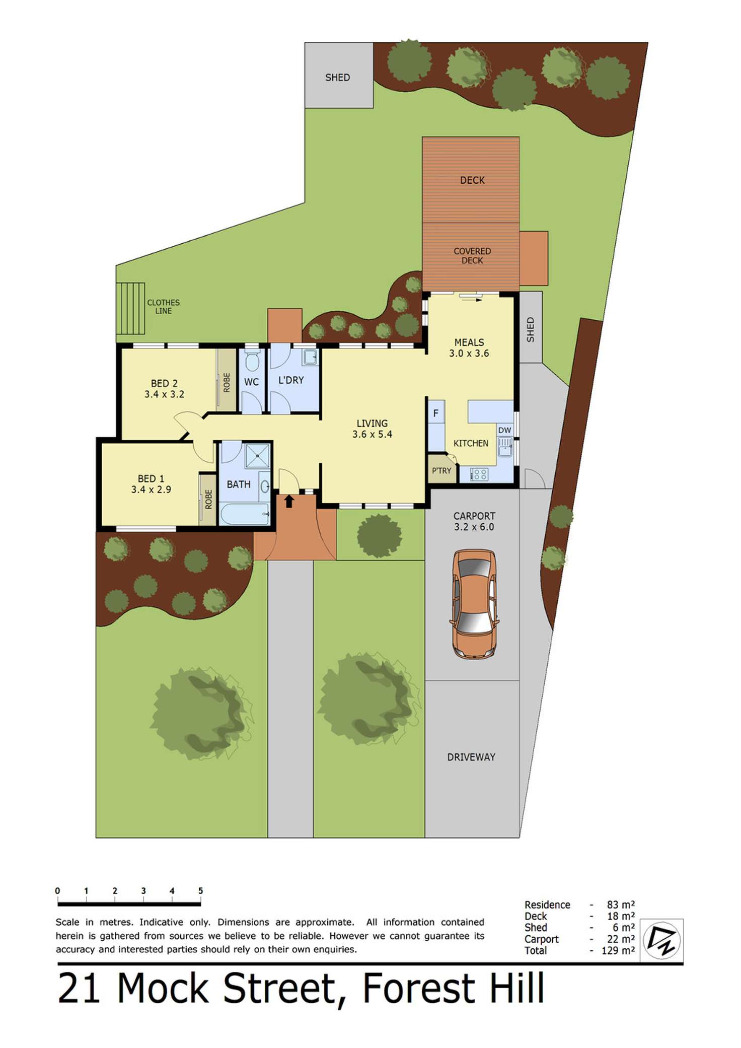 Floorplan of Homely house listing, 21 Mock Street, Forest Hill VIC 3131