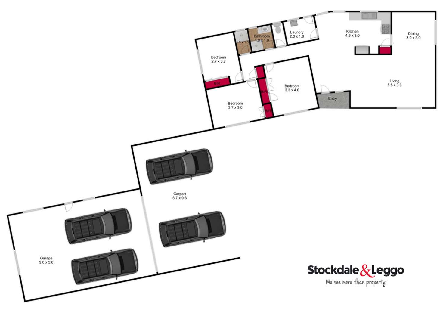 Floorplan of Homely house listing, 9 Gould Court, Traralgon VIC 3844