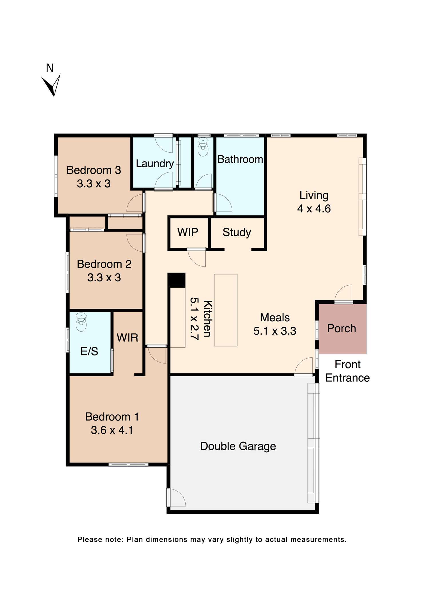 Floorplan of Homely unit listing, 2/1133A Geelong Road, Mount Clear VIC 3350