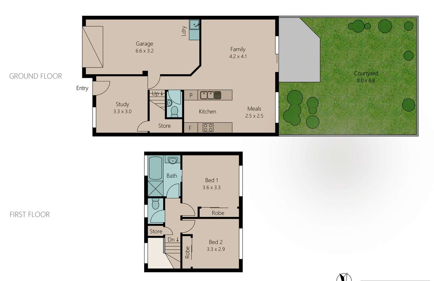 Floorplan of Homely townhouse listing, 67/1230 Creek Road, Carina Heights QLD 4152