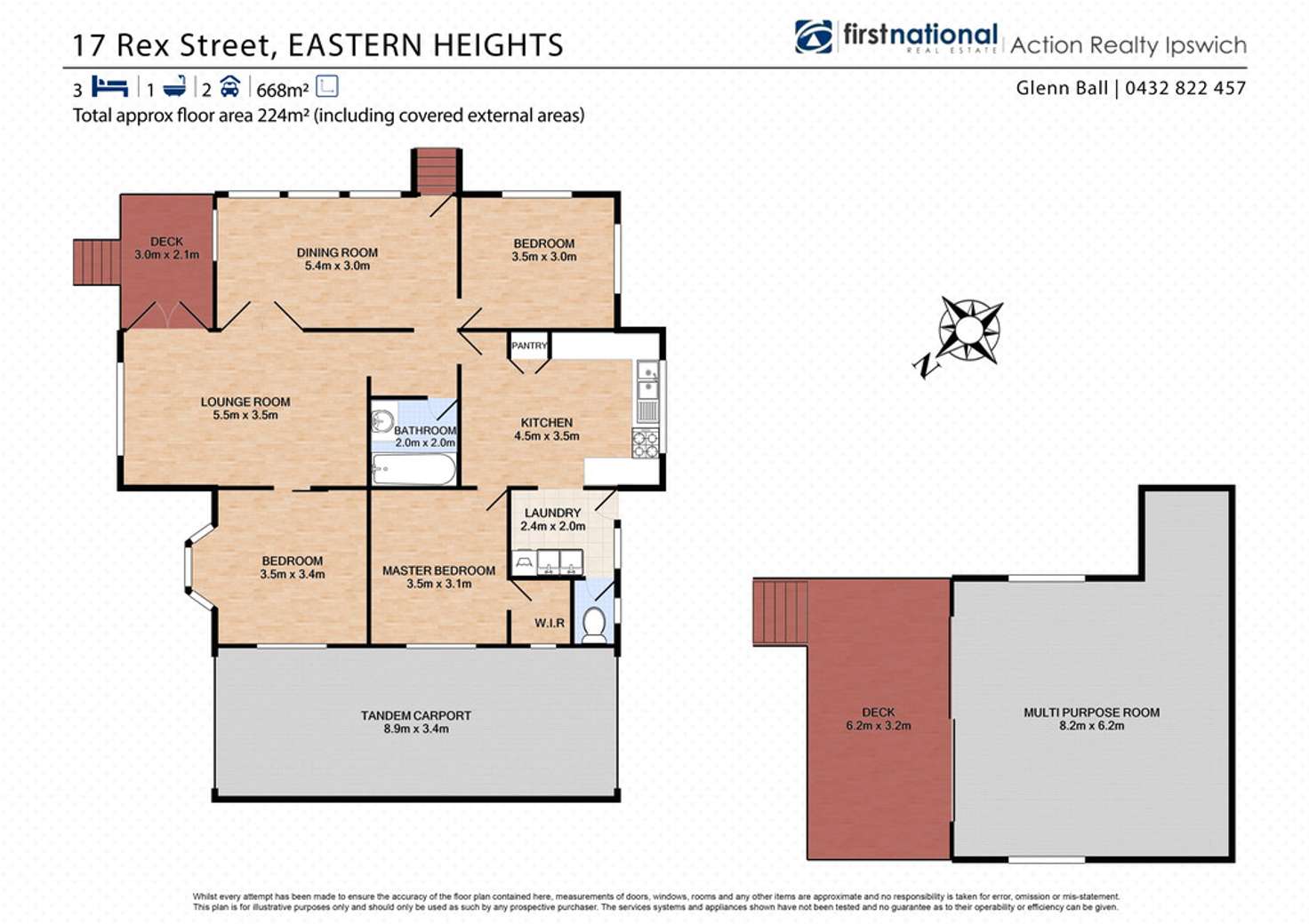 Floorplan of Homely house listing, 17 Rex Street, Eastern Heights QLD 4305
