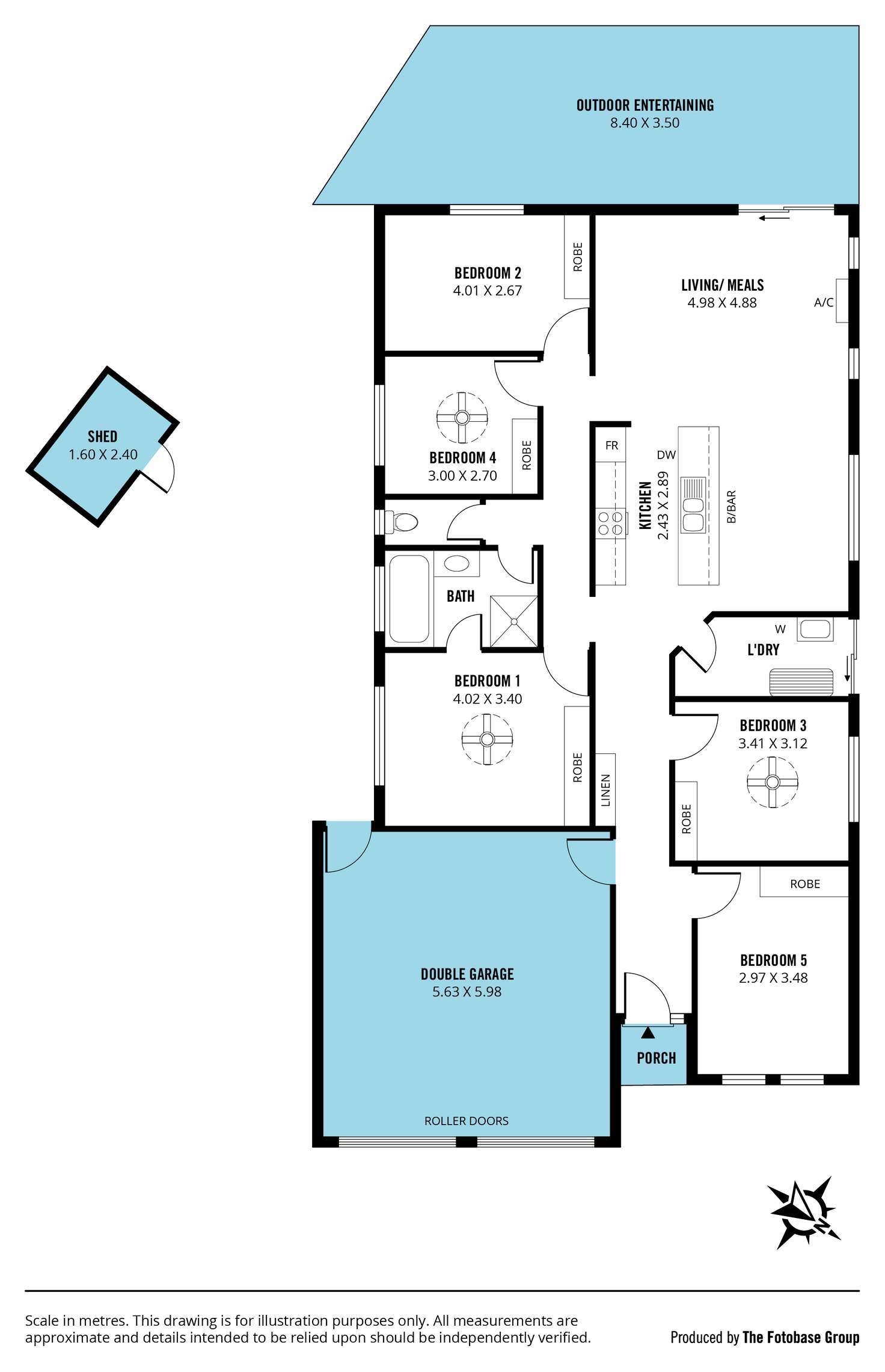 Floorplan of Homely house listing, 33 Seahaven Way, Aldinga Beach SA 5173