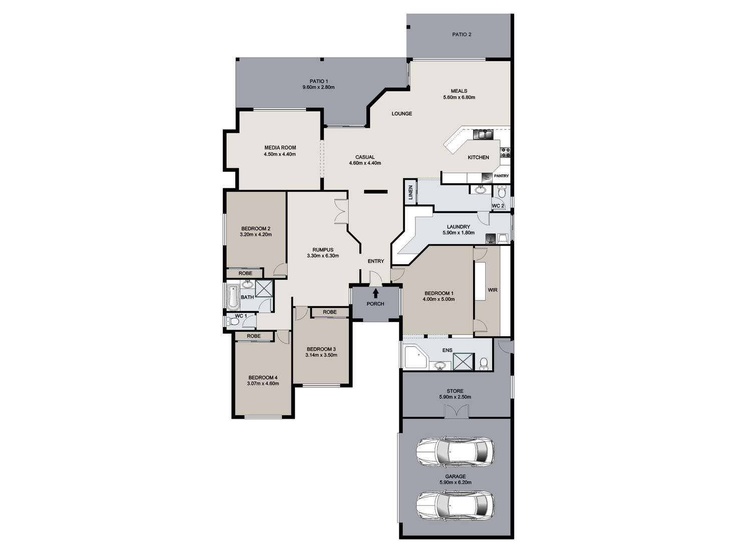 Floorplan of Homely house listing, 38 Country Club Drive, Albany Creek QLD 4035