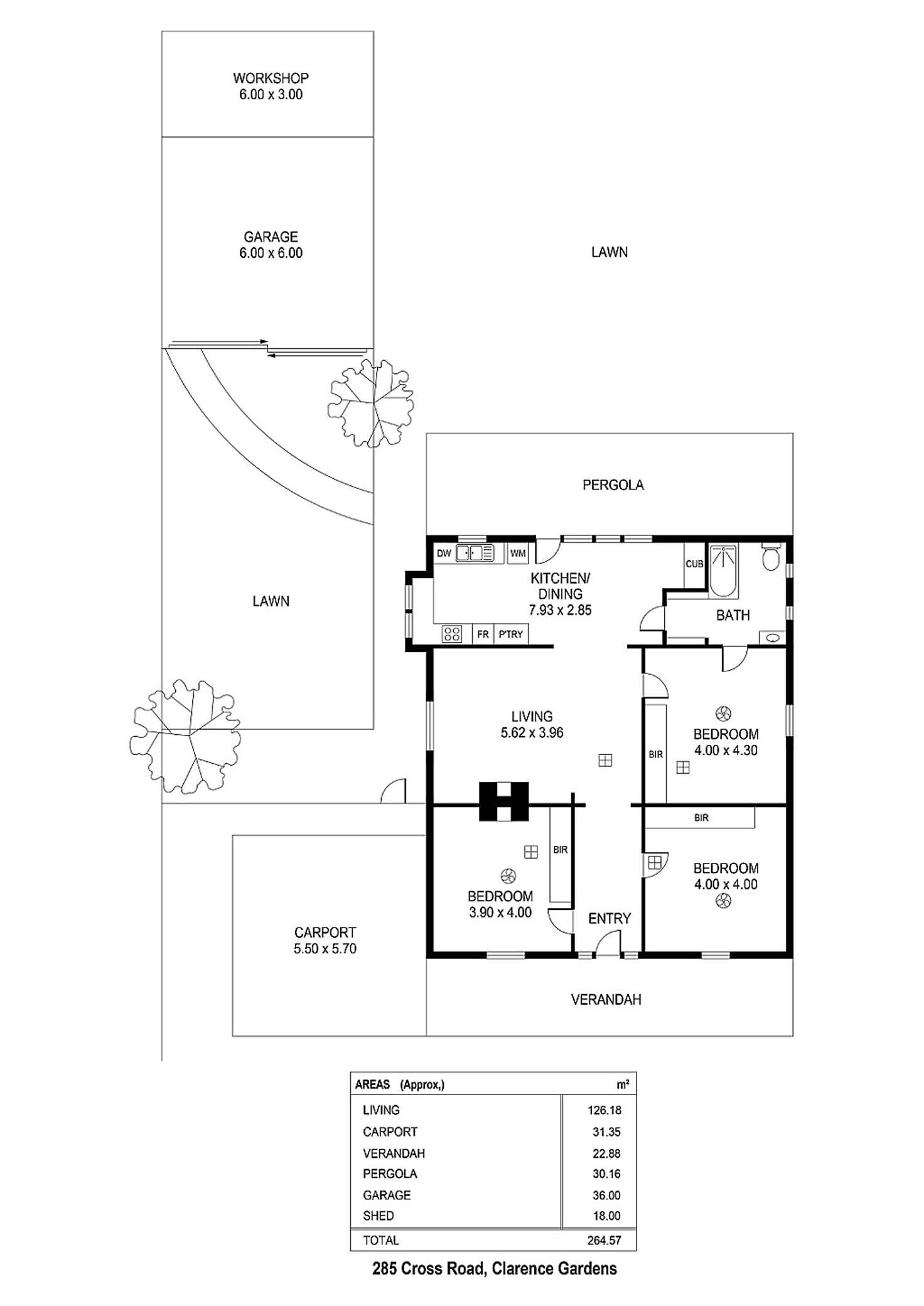Floorplan of Homely house listing, 285 Cross Road, Clarence Gardens SA 5039