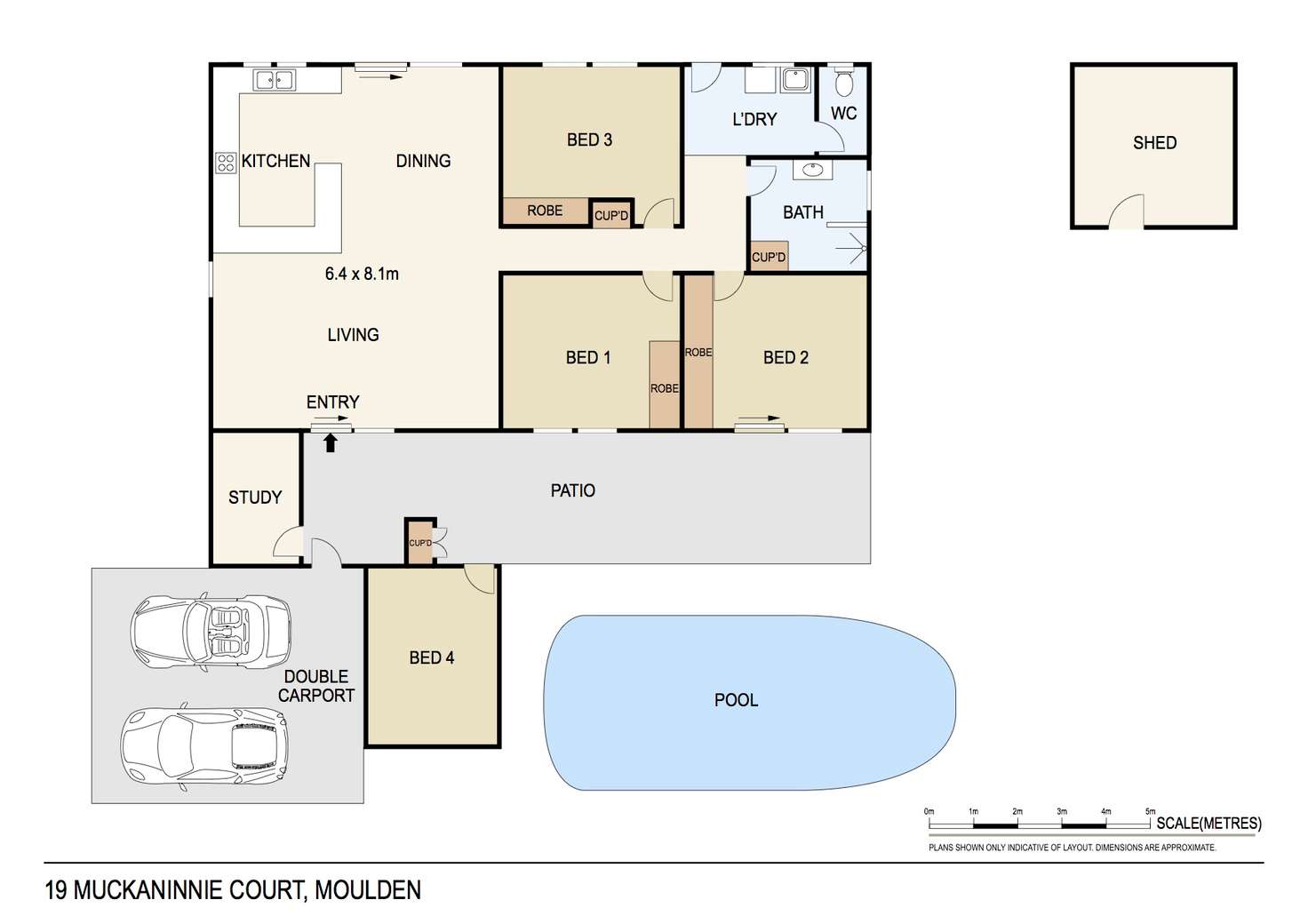 Floorplan of Homely house listing, 19 Muckaninnie Court, Moulden NT 830