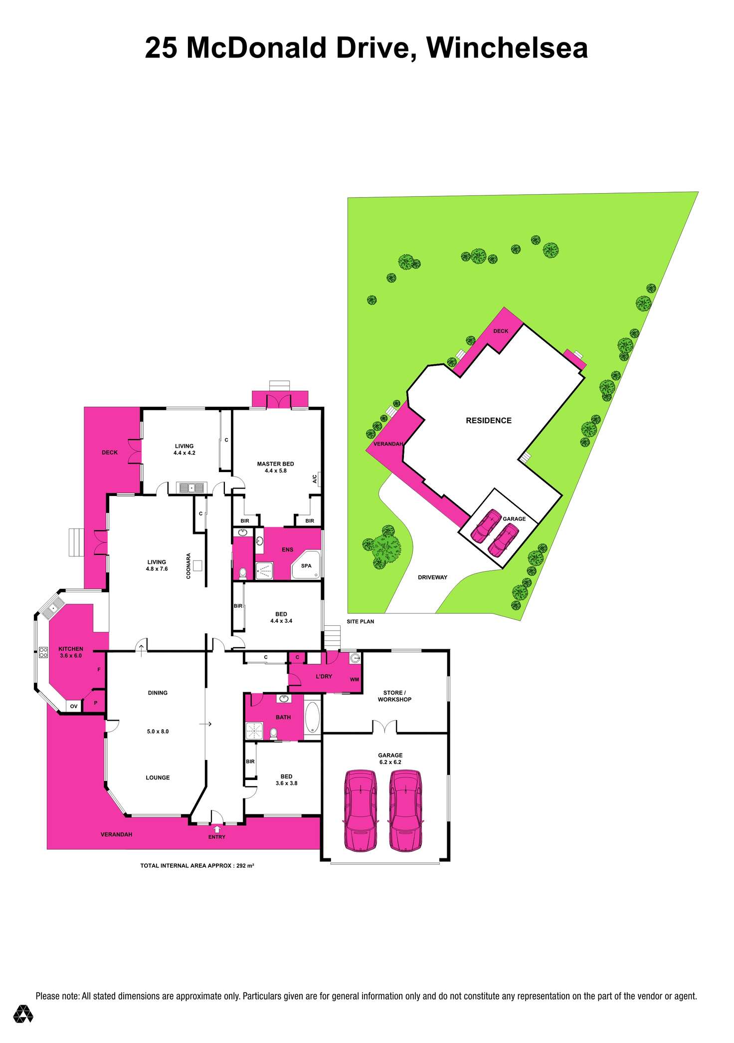 Floorplan of Homely house listing, 25 McDonald Drive, Winchelsea VIC 3241