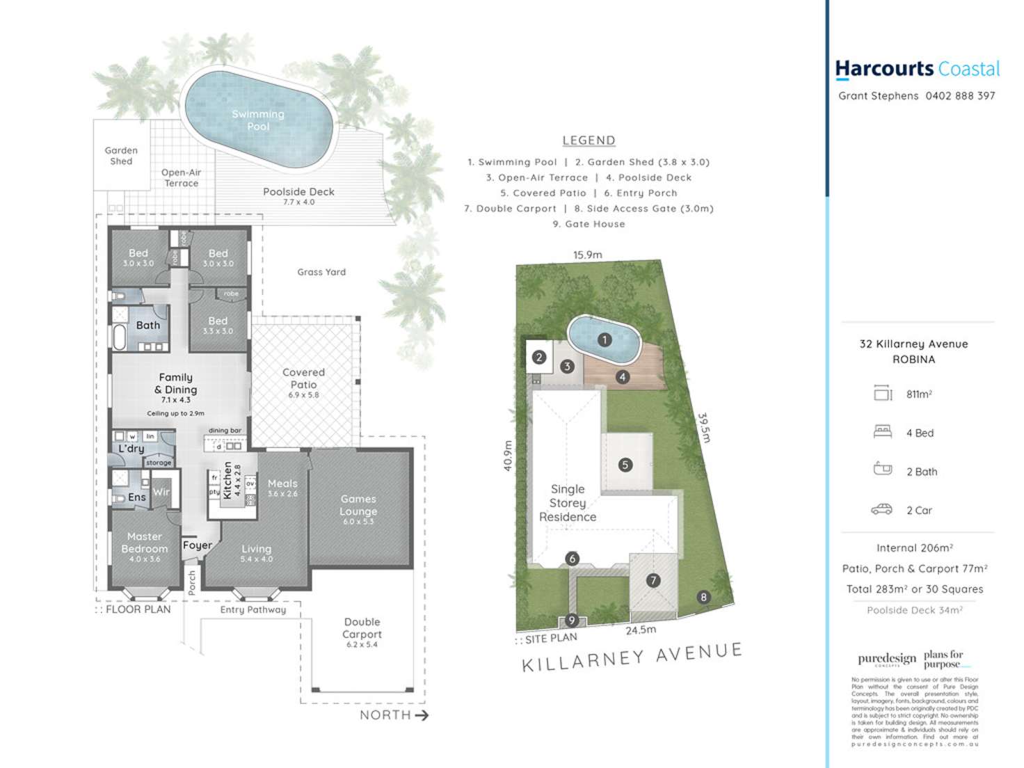 Floorplan of Homely house listing, 32 Killarney Avenue, Robina QLD 4226