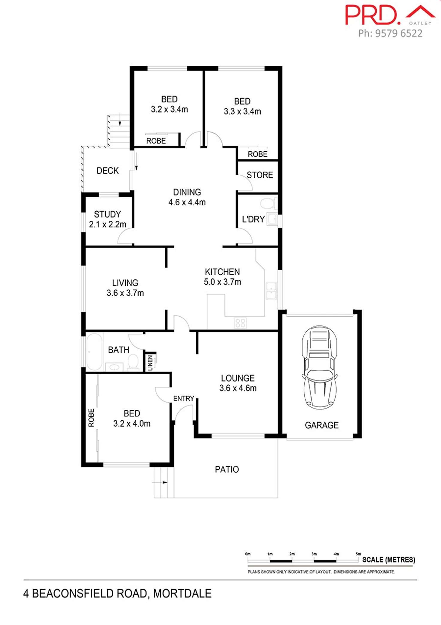 Floorplan of Homely house listing, 4 Beaconsfield Road, Mortdale NSW 2223
