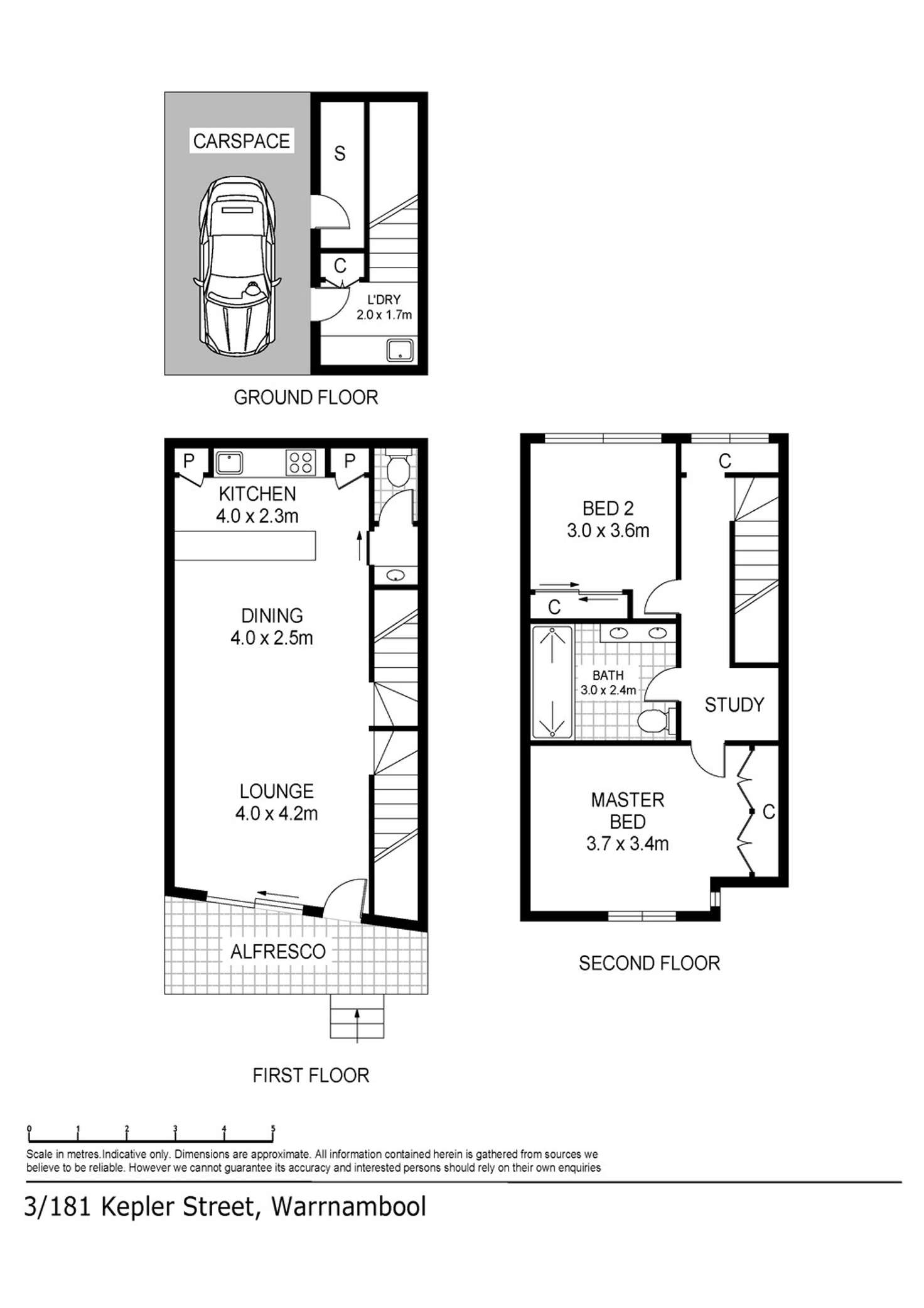Floorplan of Homely house listing, 3-181 KEPLER STREET, Warrnambool VIC 3280