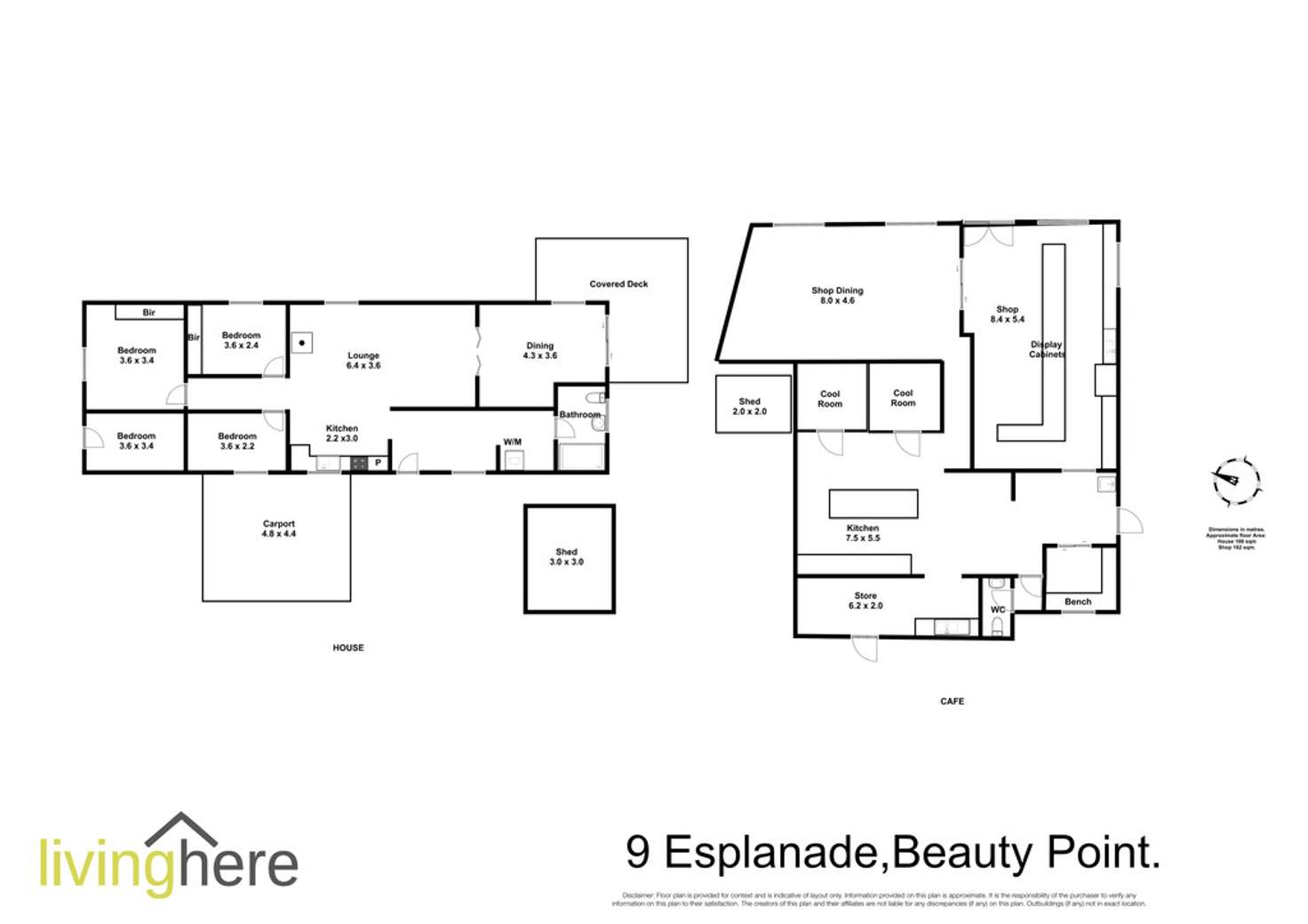 Floorplan of Homely house listing, 9 Esplanade, Beauty Point TAS 7270