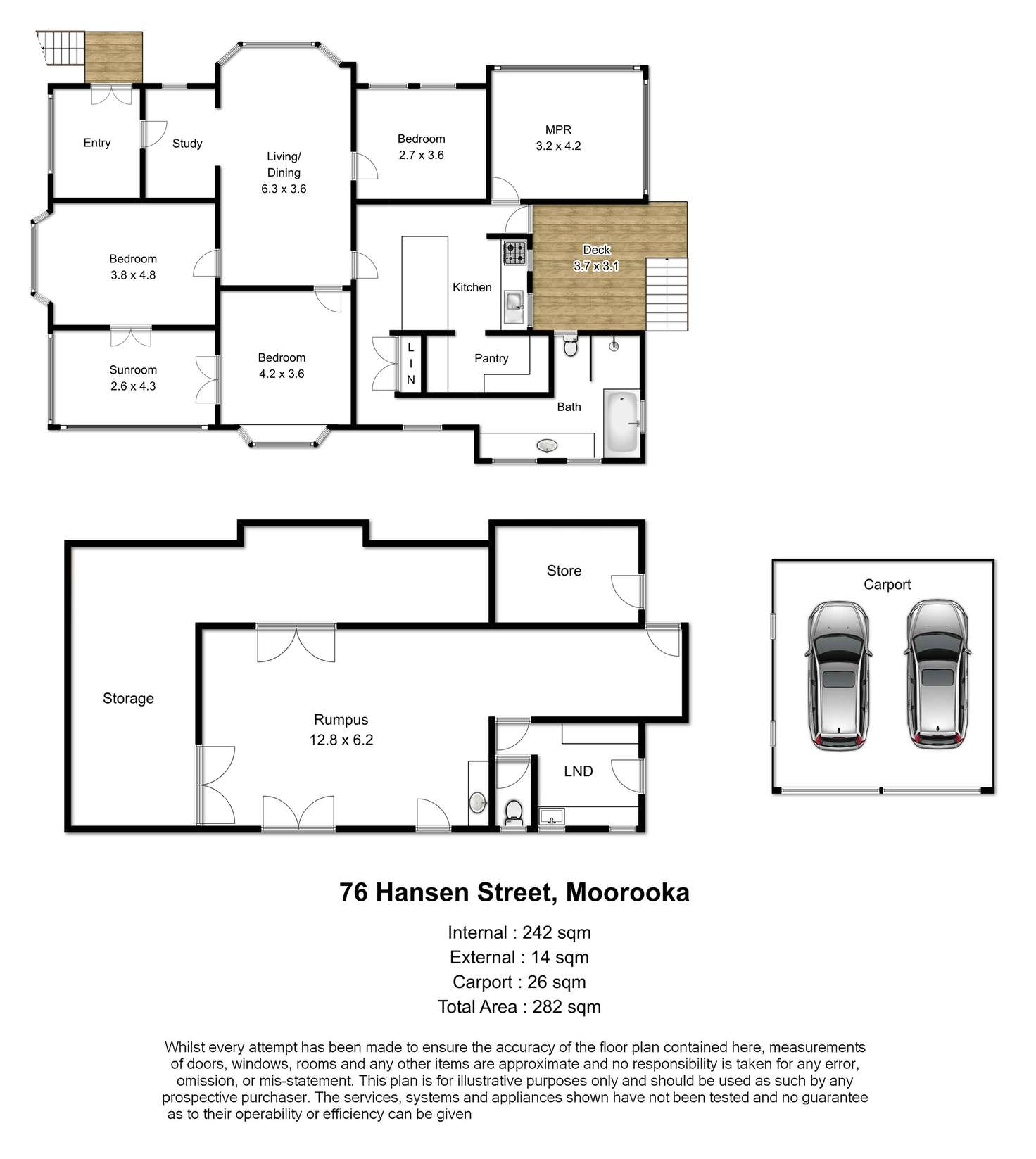 Floorplan of Homely house listing, 76 Hansen Street, Moorooka QLD 4105