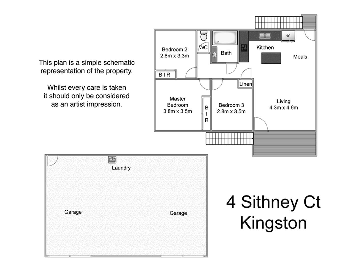 Floorplan of Homely house listing, 4 Sithney Street, Kingston QLD 4114