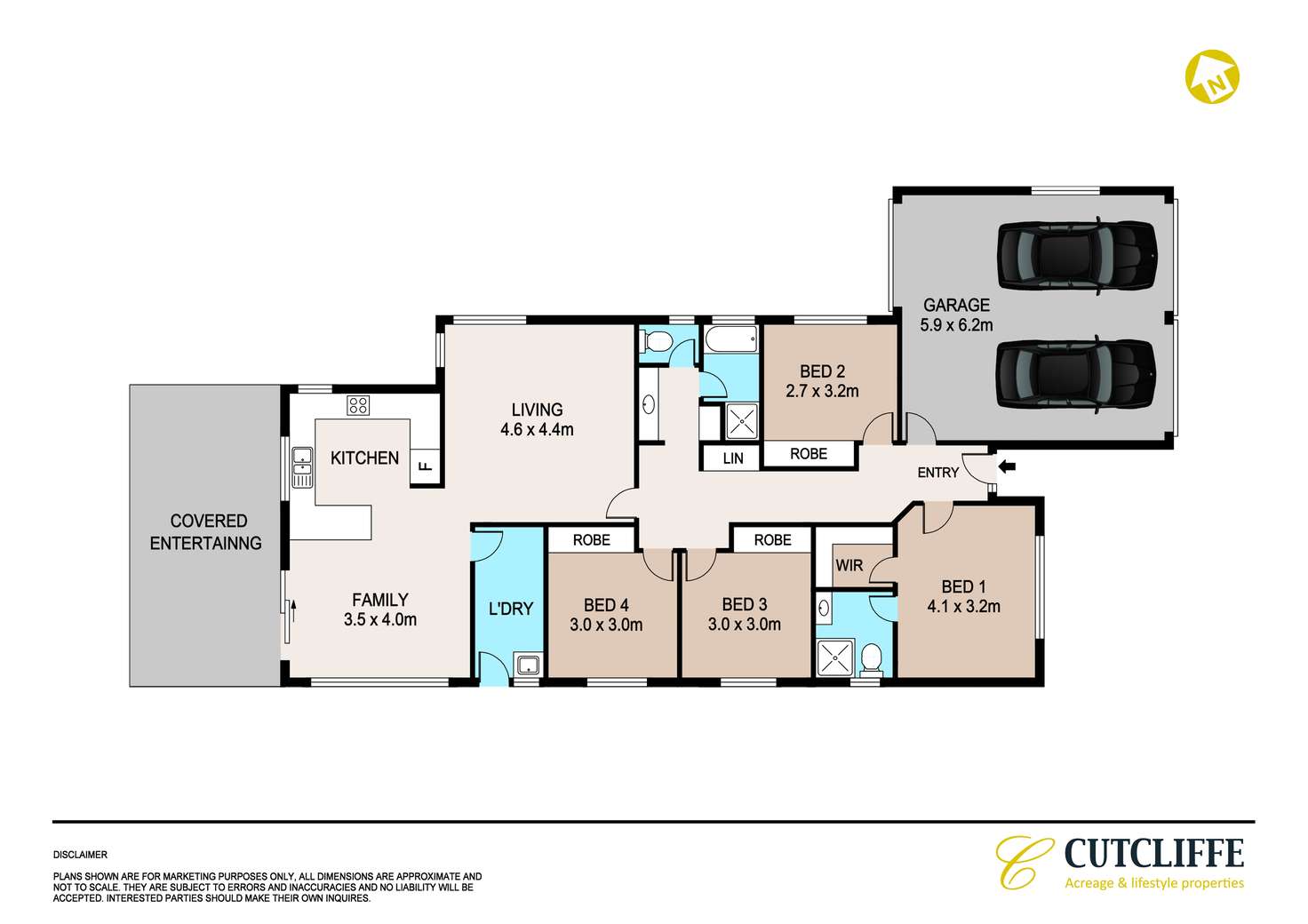 Floorplan of Homely house listing, 5 Hobbs Street, Bligh Park NSW 2756