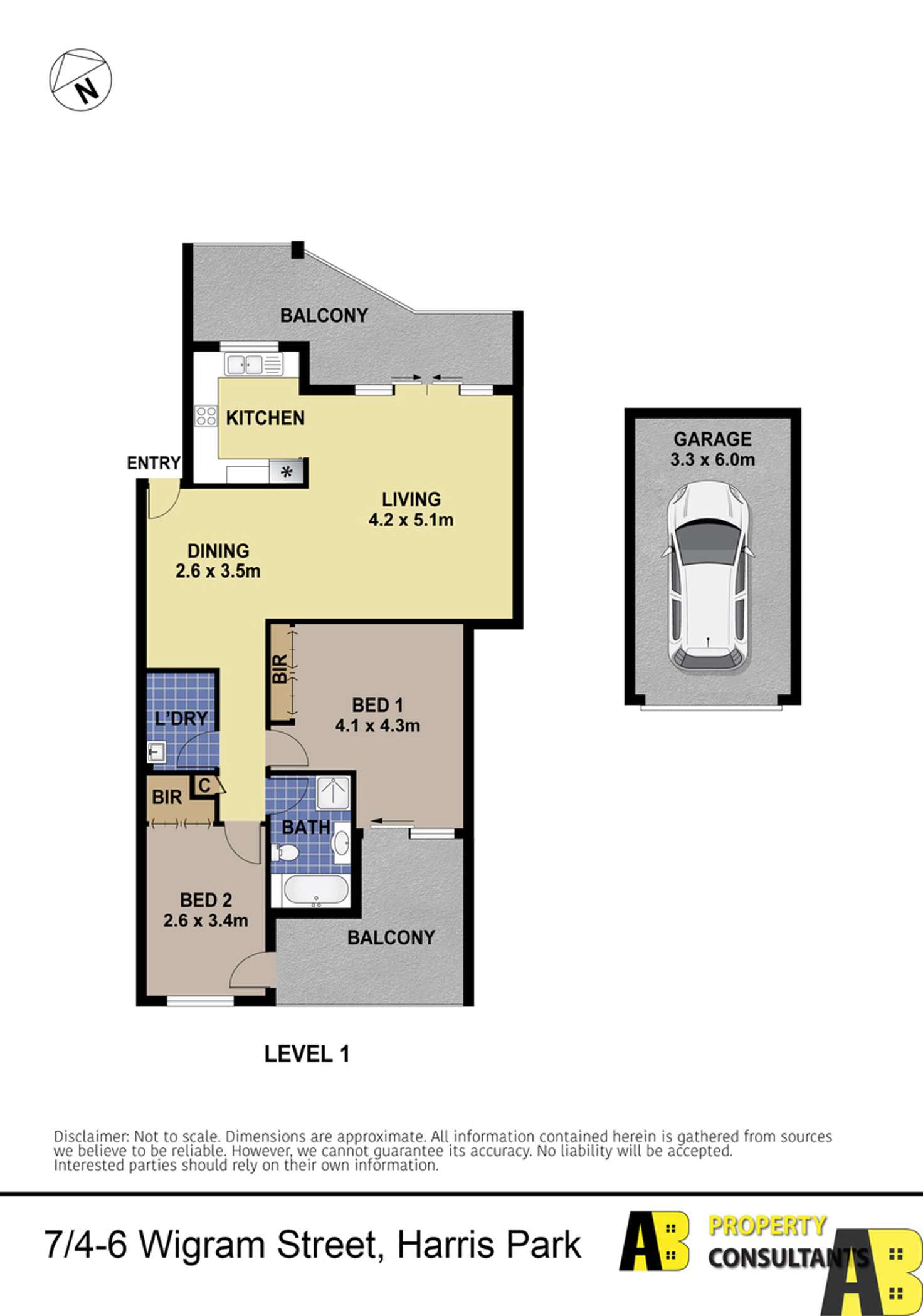 Floorplan of Homely unit listing, 7/4-6 Wigram Street, Harris Park NSW 2150