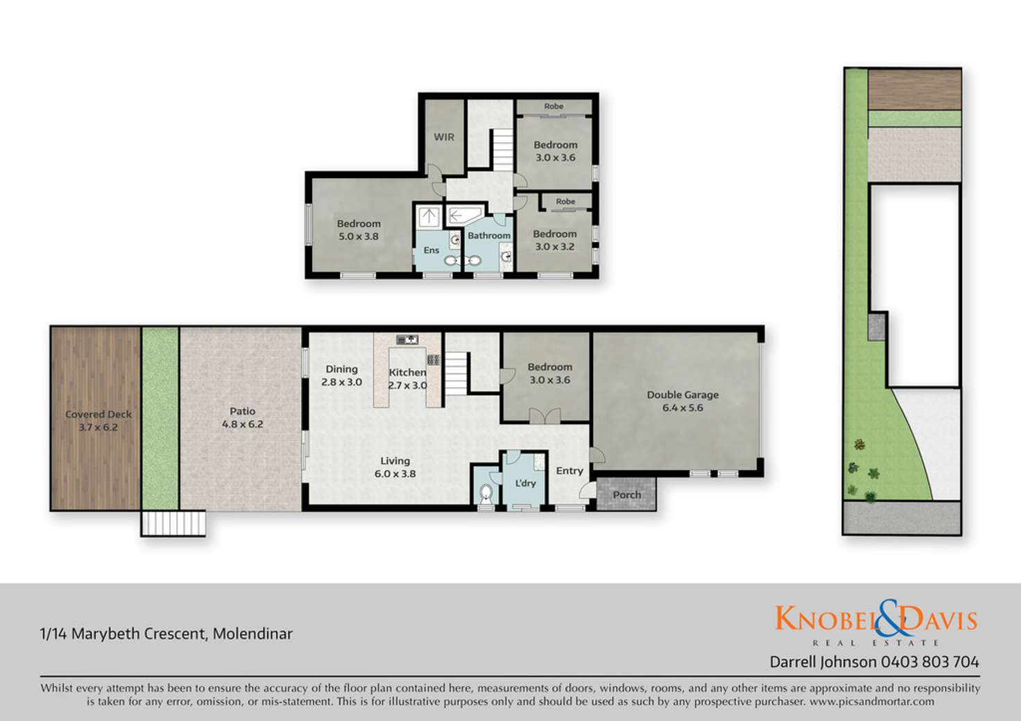 Floorplan of Homely townhouse listing, 1/14 Marybeth Crescent, Molendinar QLD 4214