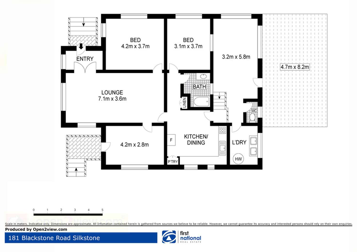 Floorplan of Homely house listing, 181 Blackstone Road, Silkstone QLD 4304