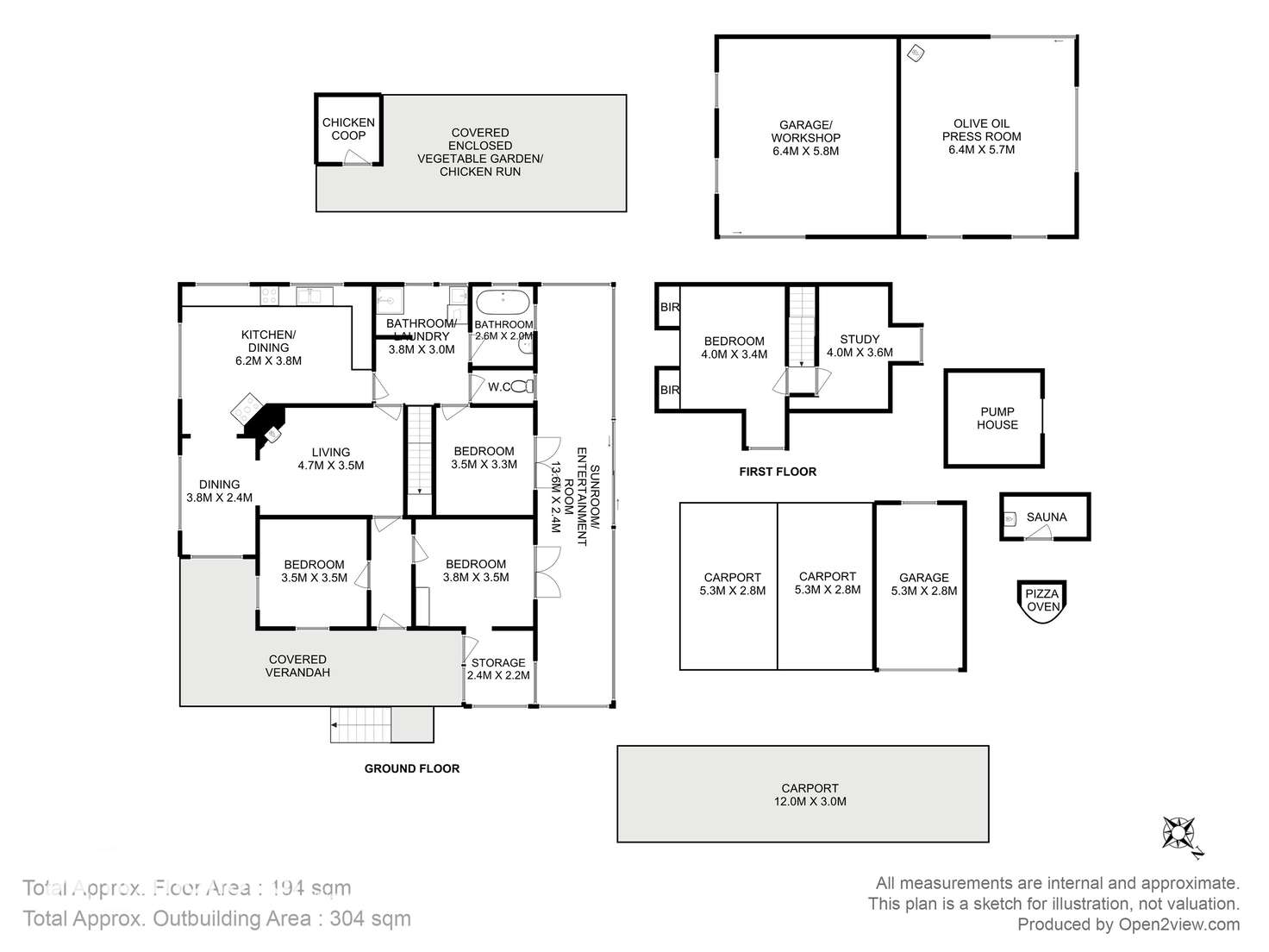 Floorplan of Homely house listing, 120 McPhersons Road, Adventure Bay TAS 7150