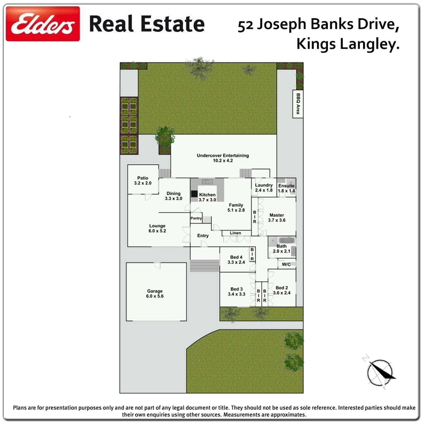 Floorplan of Homely house listing, 52 Joseph Banks Drive, Kings Langley NSW 2147