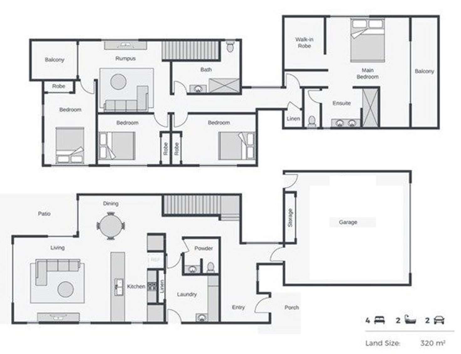 Floorplan of Homely house listing, 76 Elkington Circuit, North Lakes QLD 4509