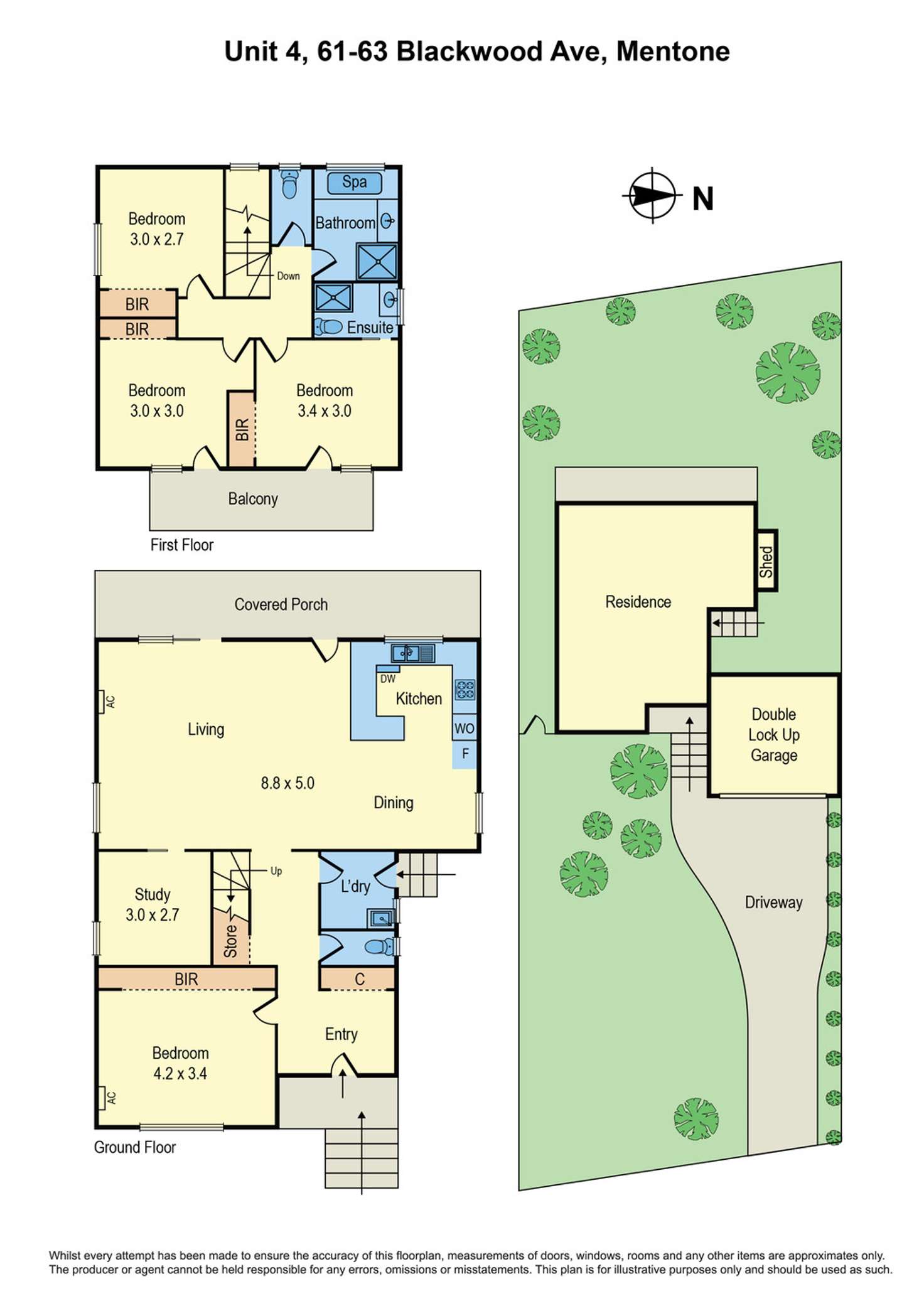 Floorplan of Homely house listing, 4/61-63 Blackwood Avenue, Mentone VIC 3194