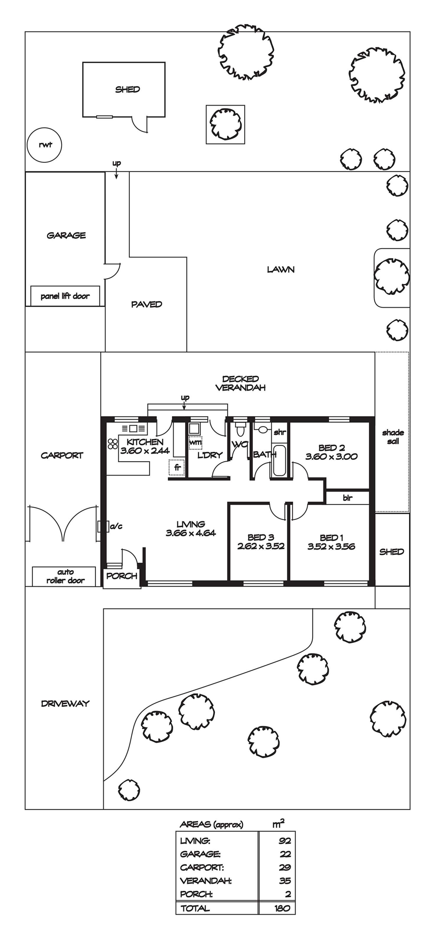 Floorplan of Homely house listing, 42 Winara Drive, Ingle Farm SA 5098