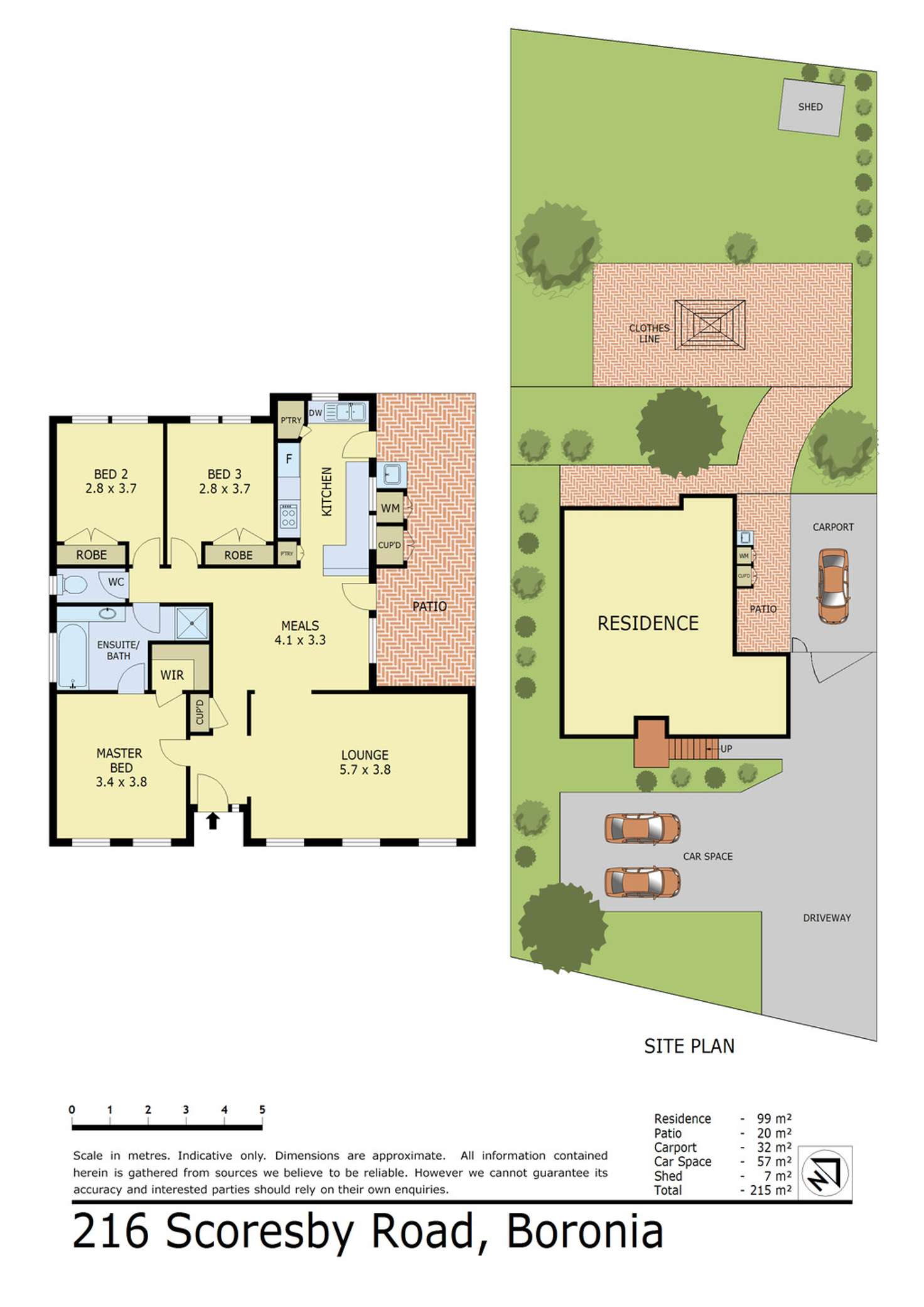 Floorplan of Homely house listing, 216 Scoresby Rd, Boronia VIC 3155