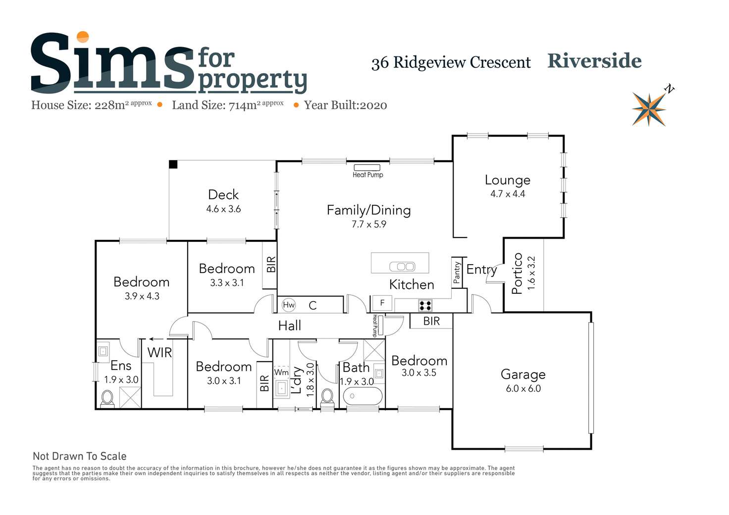 Floorplan of Homely house listing, 36 Ridgeview Crescent, Riverside TAS 7250