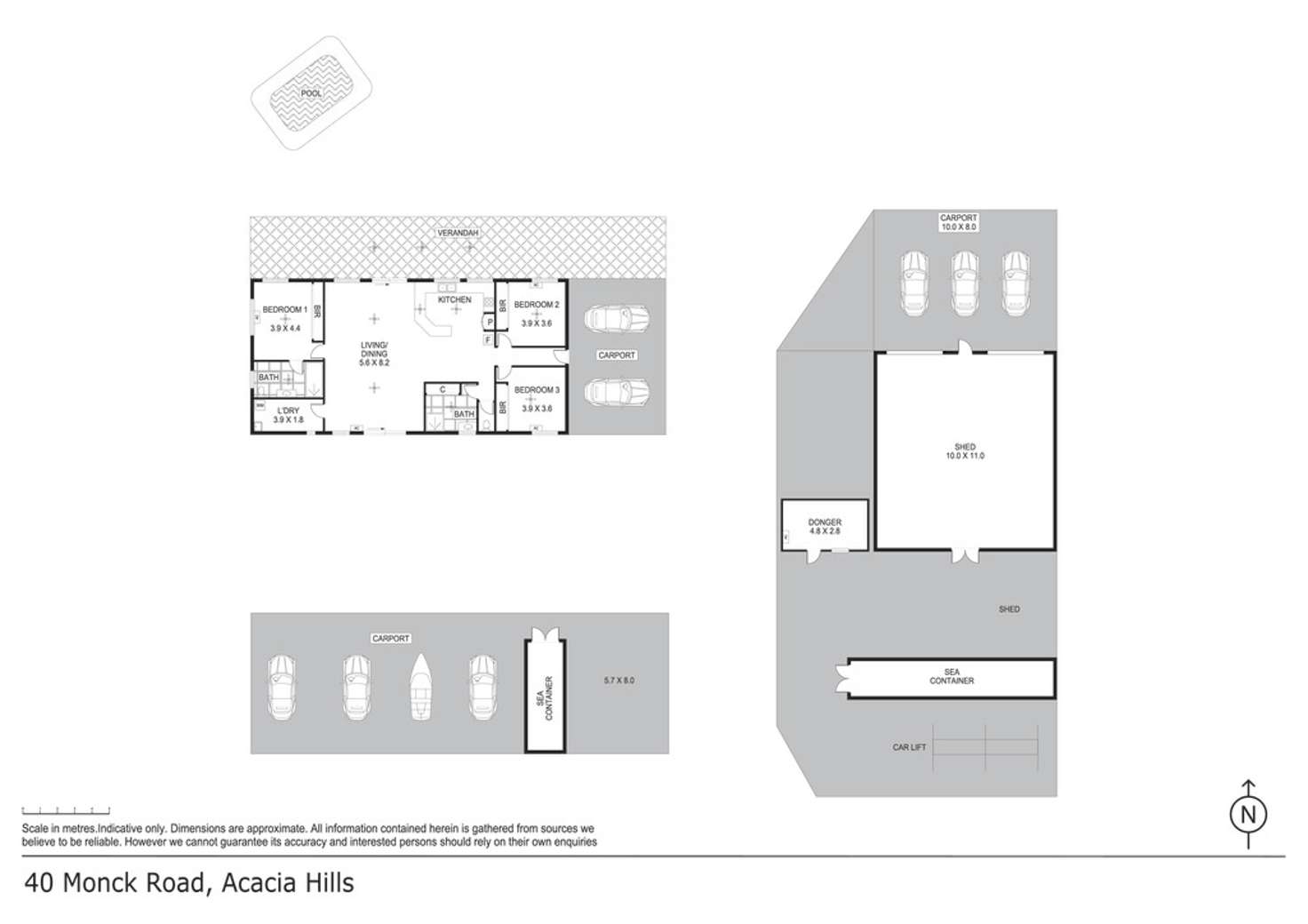 Floorplan of Homely house listing, 40 Monck Road, Acacia Hills NT 822