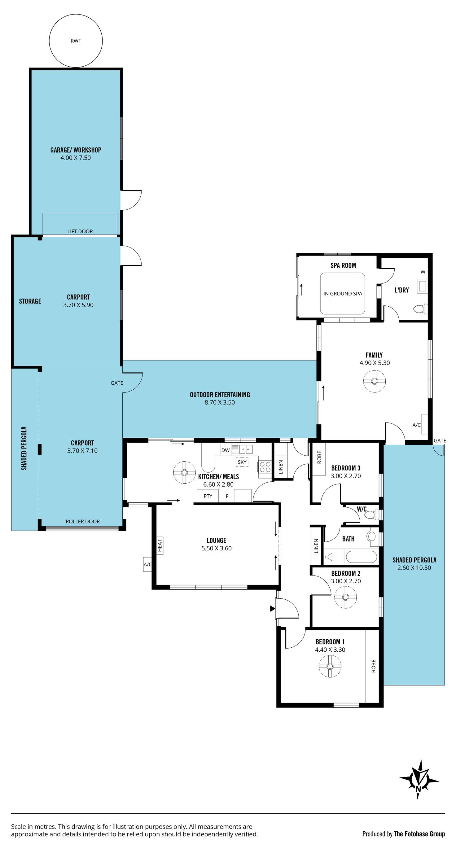 Floorplan of Homely house listing, 10 Fremantle Road, Port Noarlunga South SA 5167