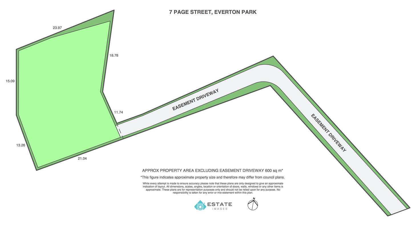 Floorplan of Homely residentialLand listing, 7a Page Street, Everton Park QLD 4053