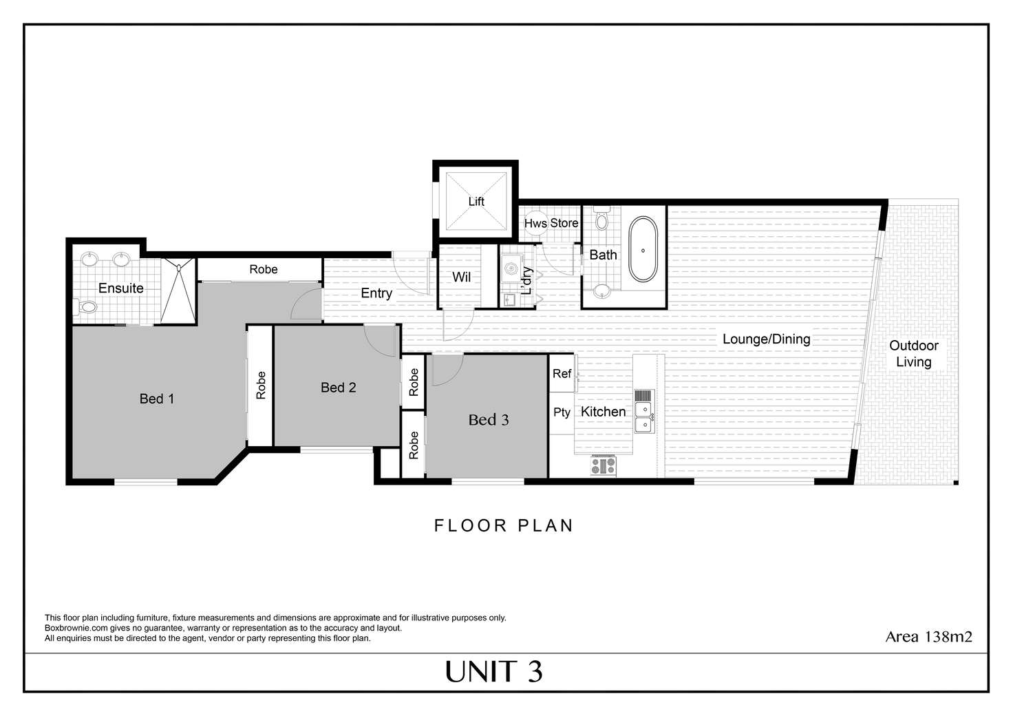 Floorplan of Homely townhouse listing, 3/7 Colburn Avenue, Victoria Point QLD 4165