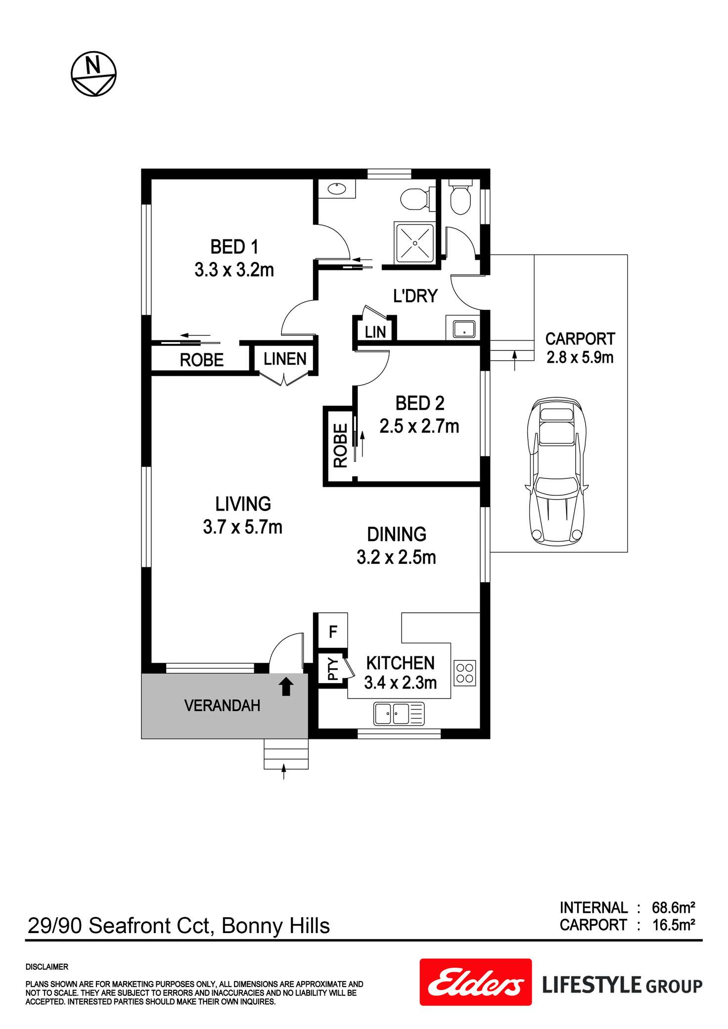 Floorplan of Homely house listing, 29/90 Seafront Circuit, Bonny Hills NSW 2445