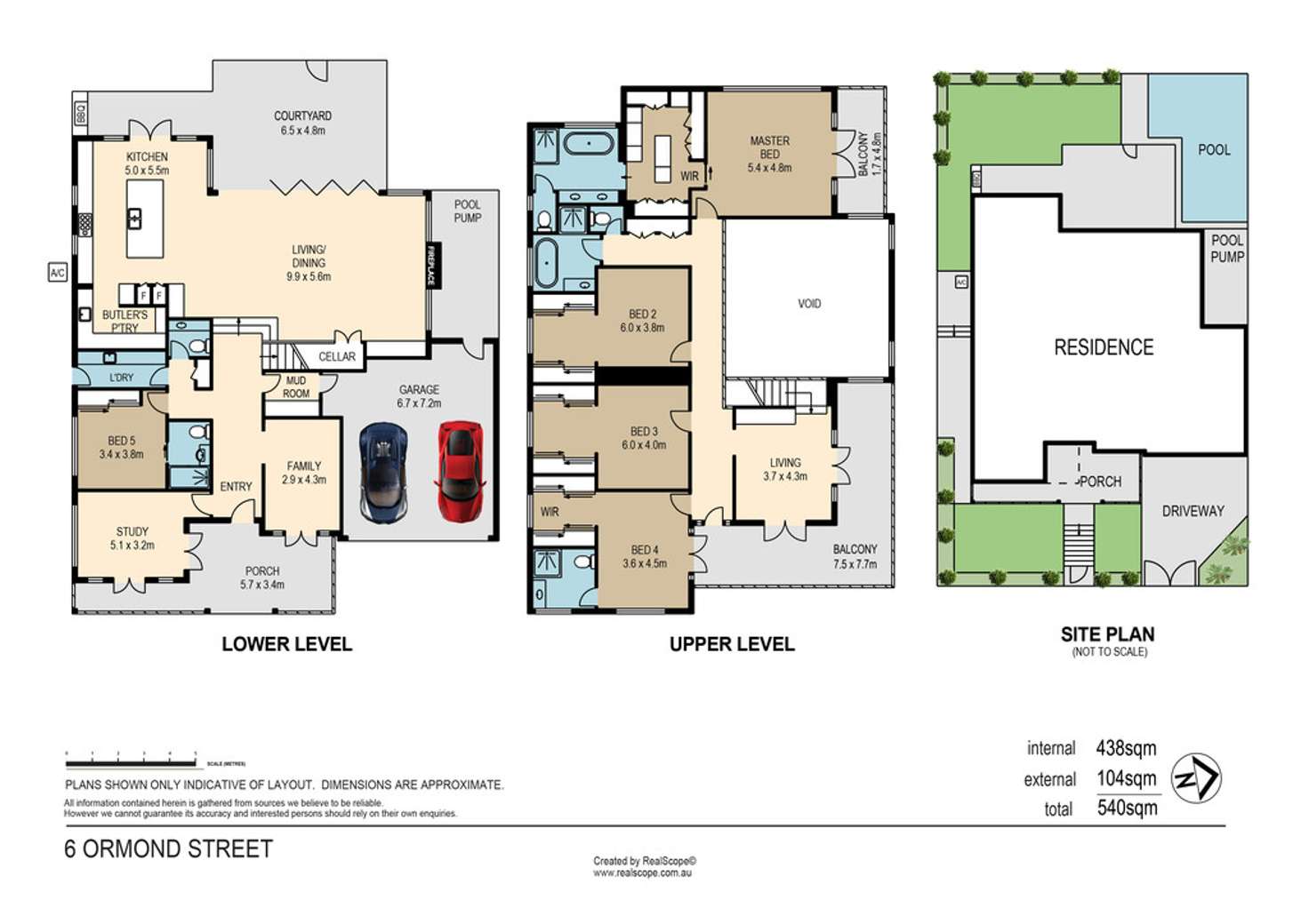 Floorplan of Homely house listing, 6 Ormond Street, Ascot QLD 4007