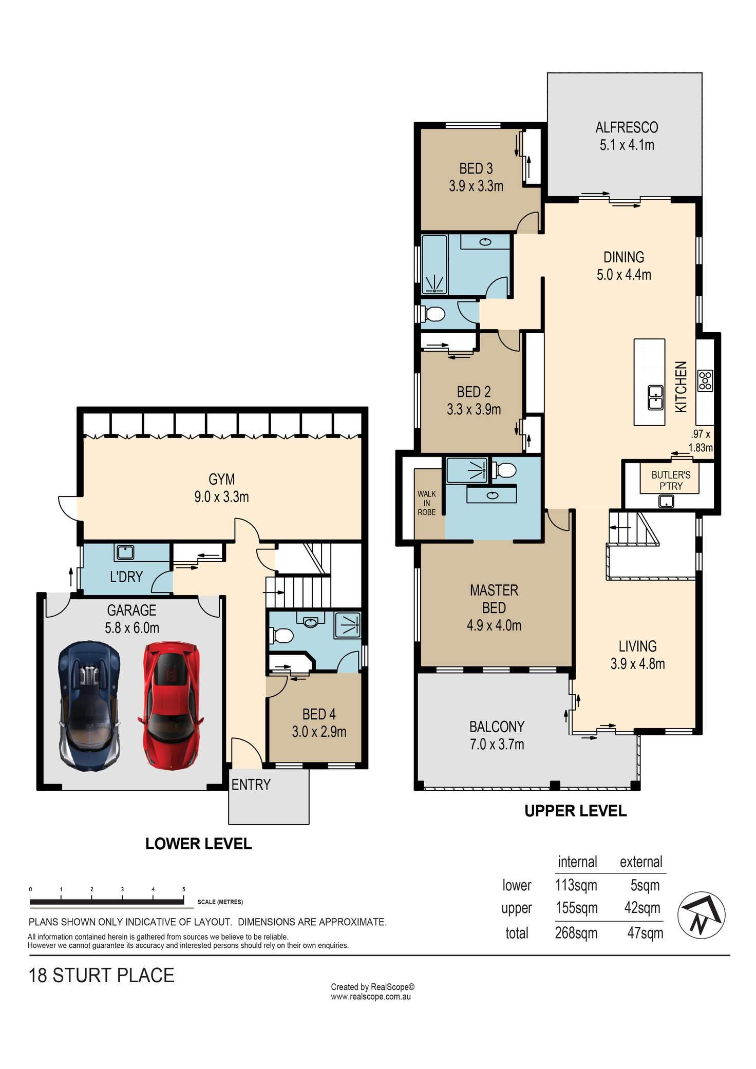 Floorplan of Homely house listing, 18 Sturt Place, Upper Kedron QLD 4055