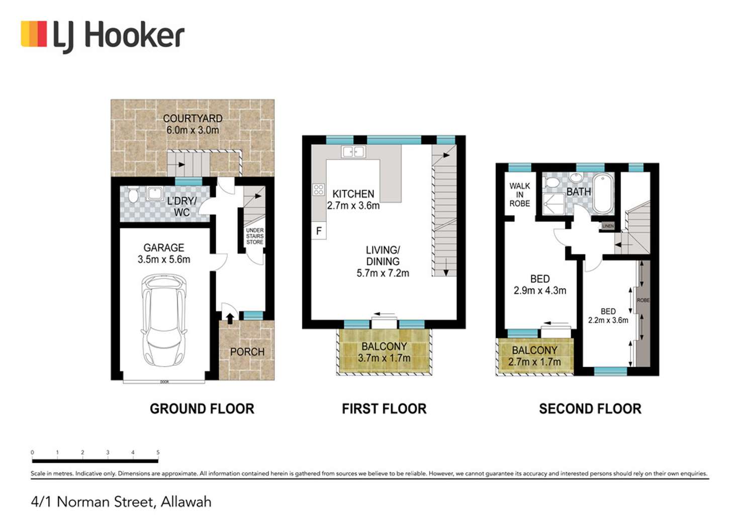 Floorplan of Homely townhouse listing, 4/1-7 Norman Street, Allawah NSW 2218