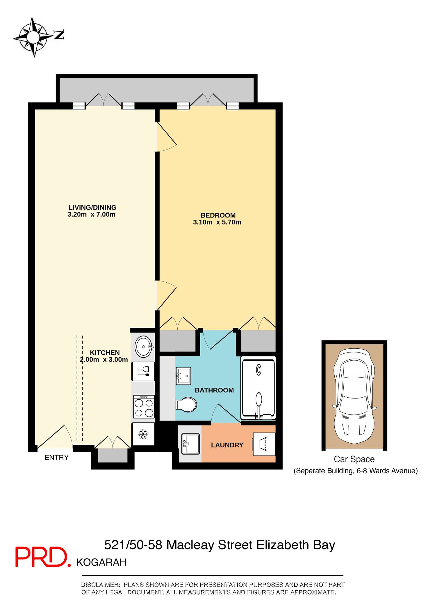 Floorplan of Homely apartment listing, 521/50-58 Macleay Street, Elizabeth Bay NSW 2011