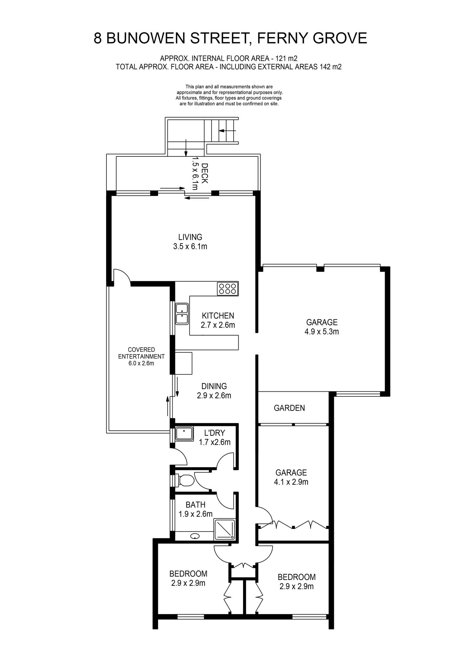 Floorplan of Homely house listing, 8 Bunowen Street, Ferny Grove QLD 4055