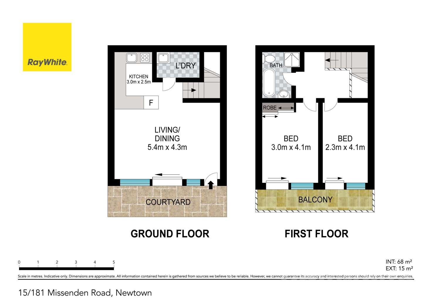 Floorplan of Homely townhouse listing, 15/181 Missenden Rd, Newtown NSW 2042