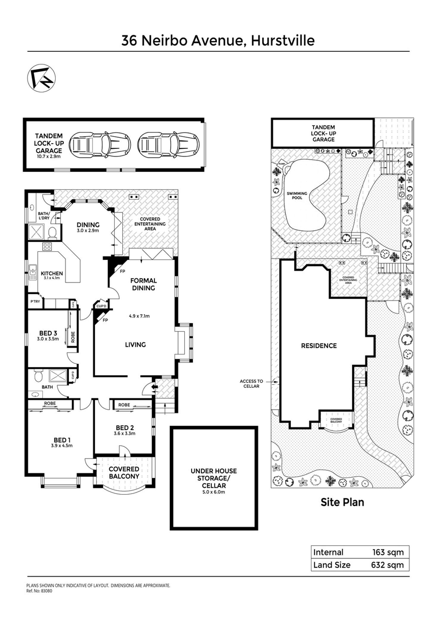 Floorplan of Homely house listing, 36 Neirbo Avenue, Hurstville NSW 2220