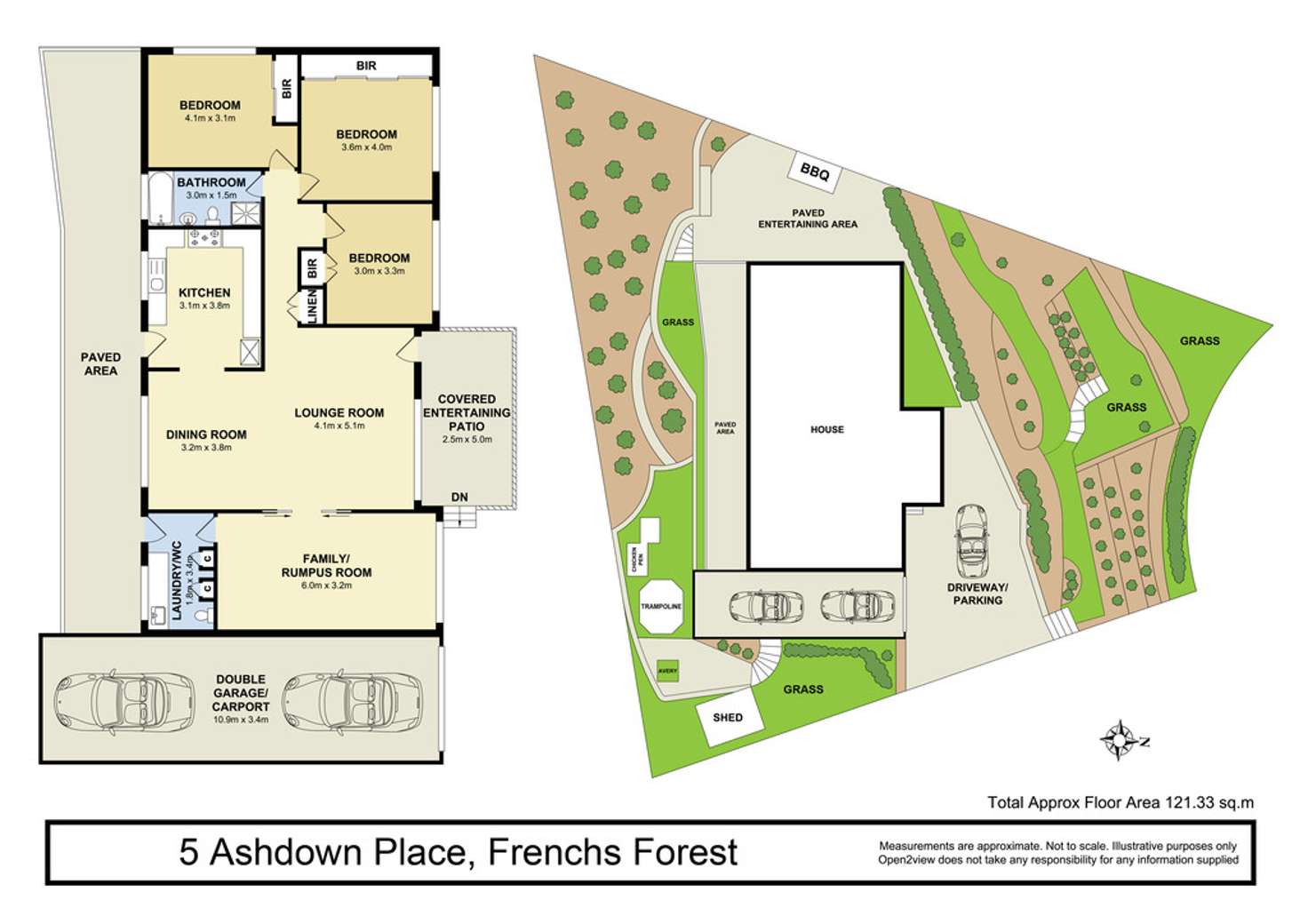 Floorplan of Homely house listing, 5 Ashdown Place, Frenchs Forest NSW 2086