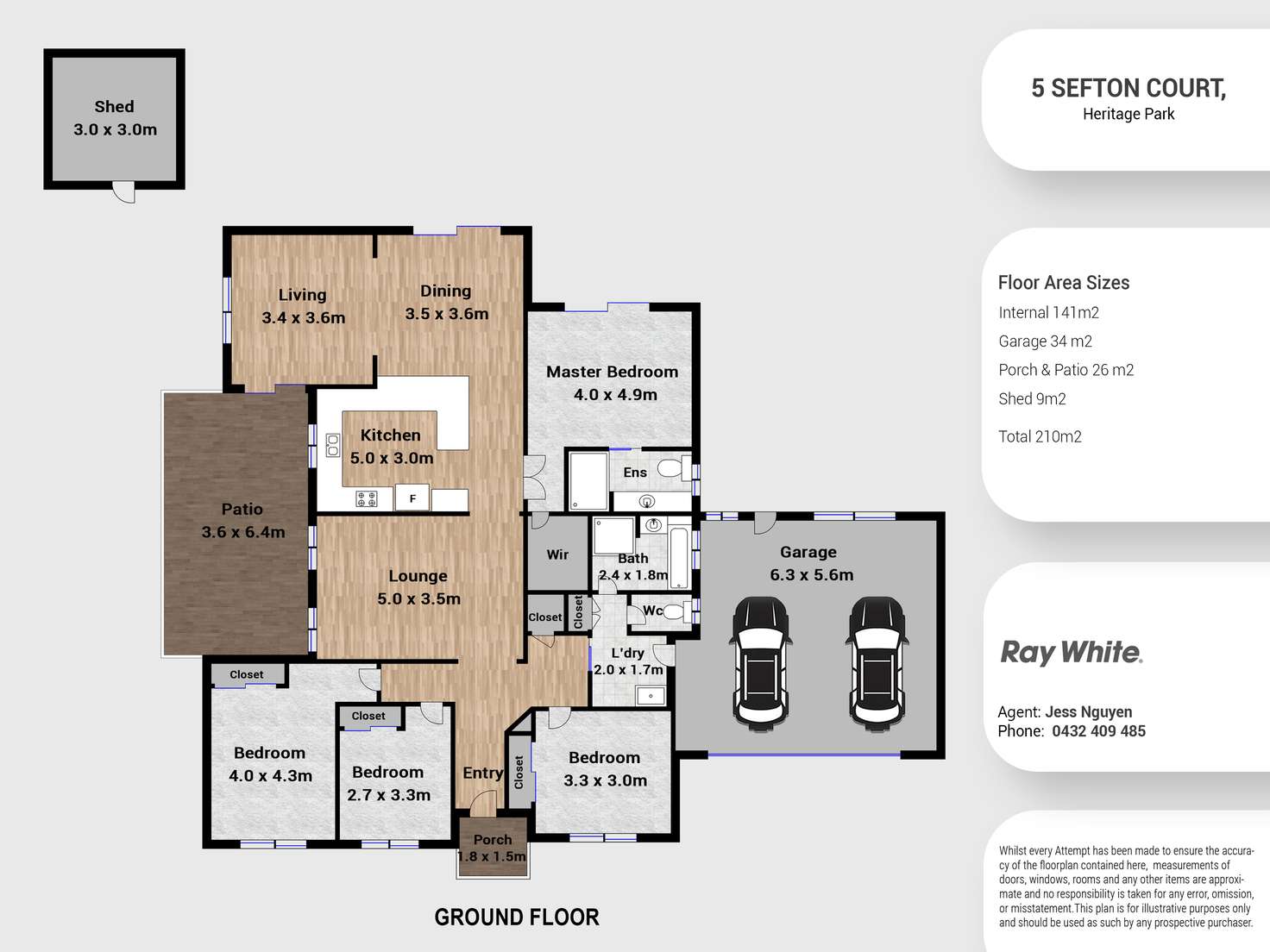 Floorplan of Homely house listing, 5 Sefton Court, Heritage Park QLD 4118