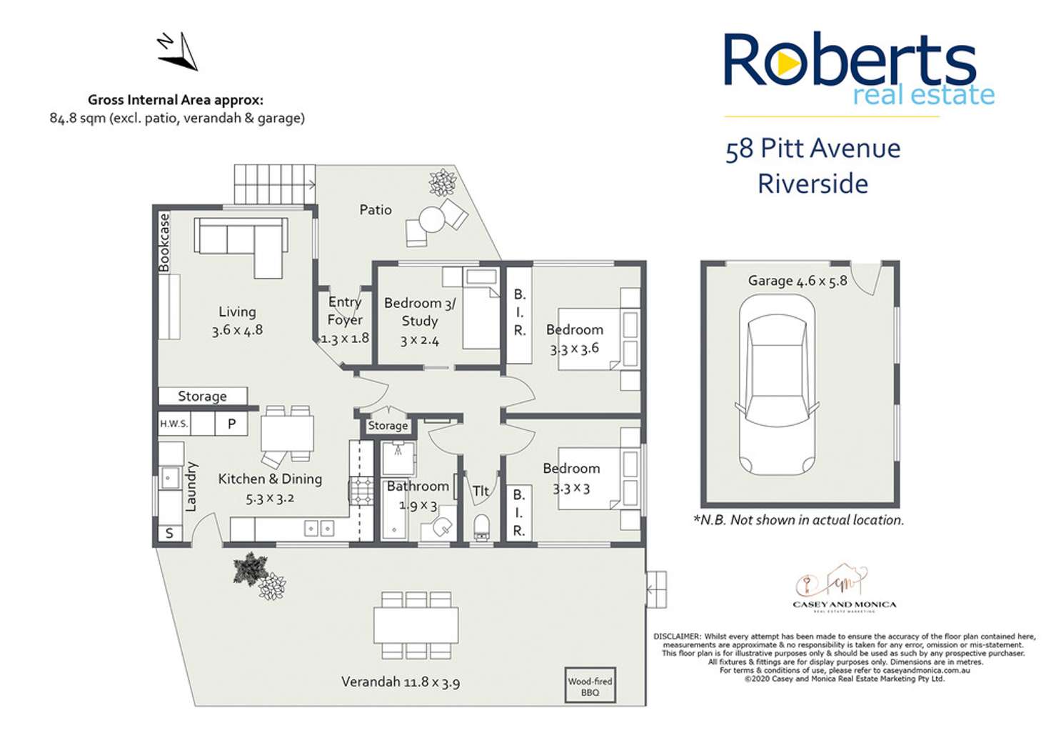 Floorplan of Homely house listing, 58 Pitt Ave, Riverside TAS 7250