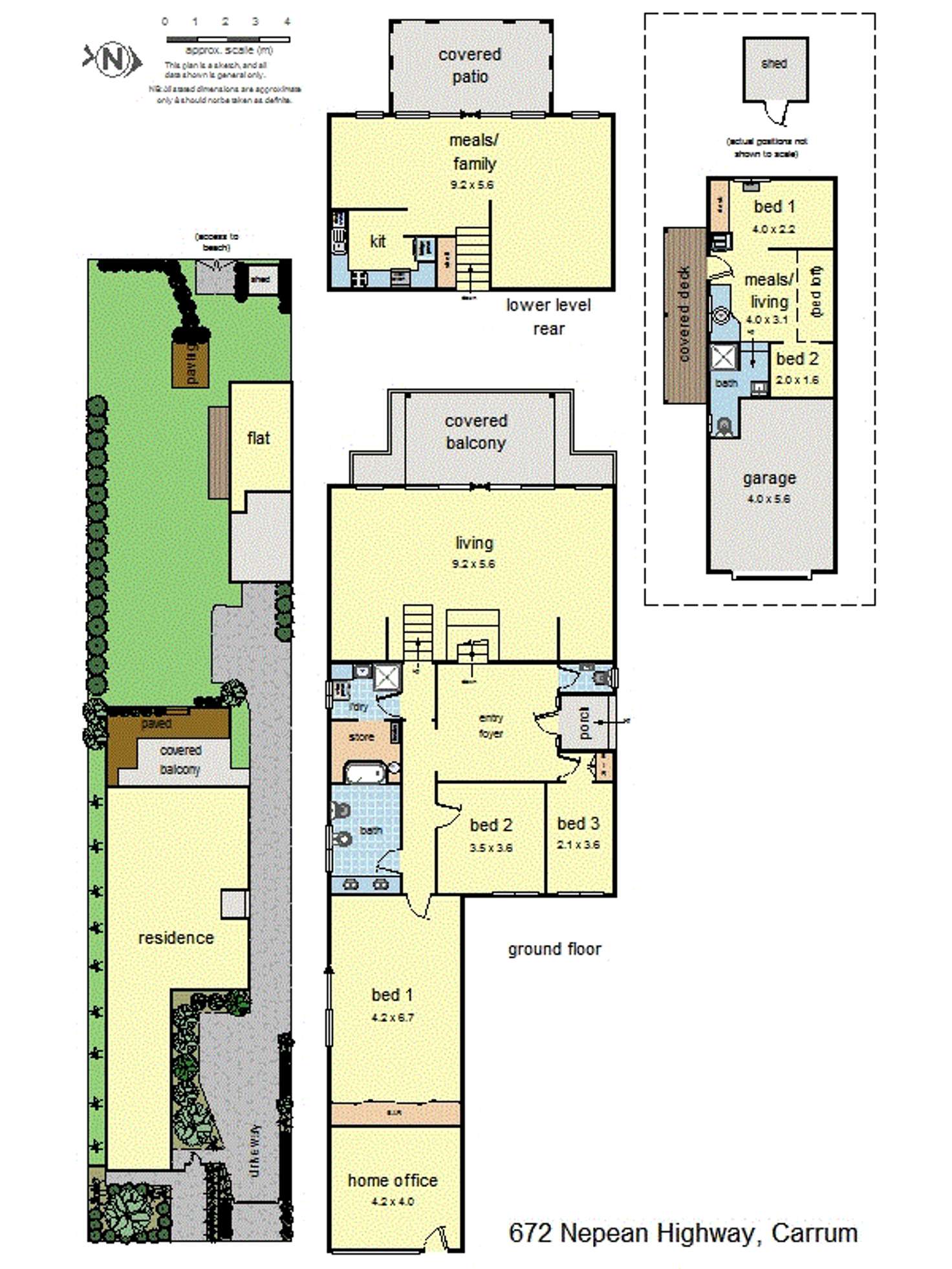 Floorplan of Homely house listing, 672 Nepean Highway, Carrum VIC 3197