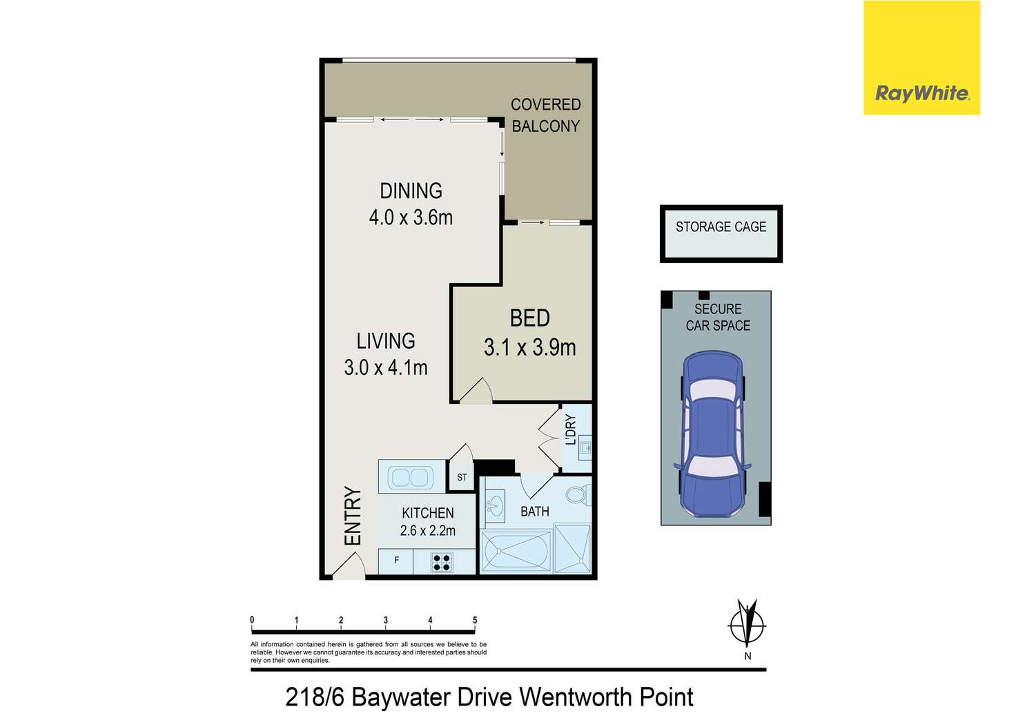 Floorplan of Homely apartment listing, 218/6 Baywater Drive, Wentworth Point NSW 2127