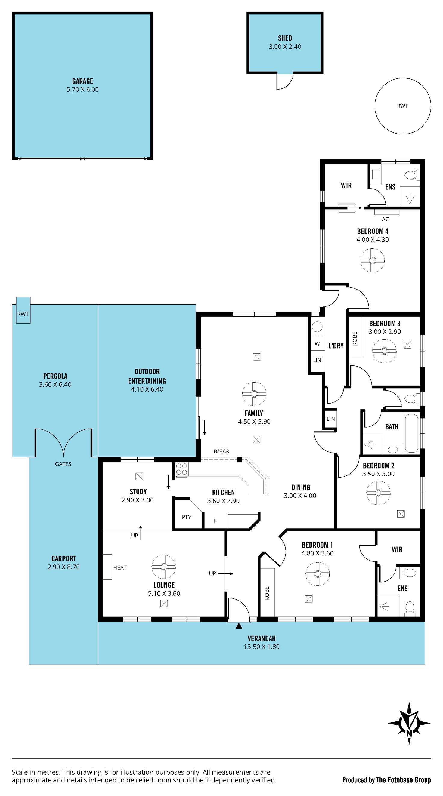 Floorplan of Homely house listing, 20 Macquarie Street, Moana SA 5169