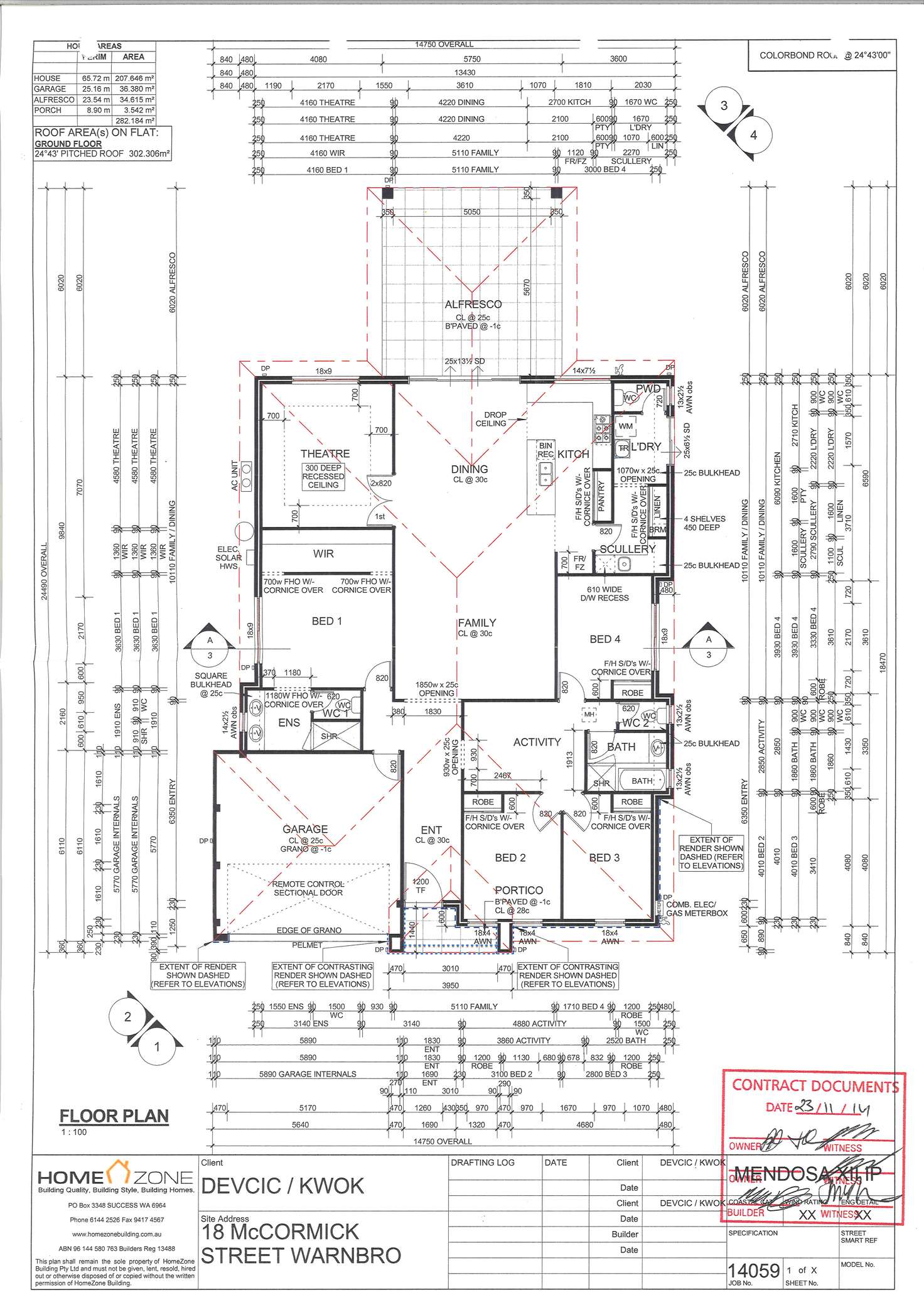 Floorplan of Homely house listing, 18 McCormick Street, Warnbro WA 6169